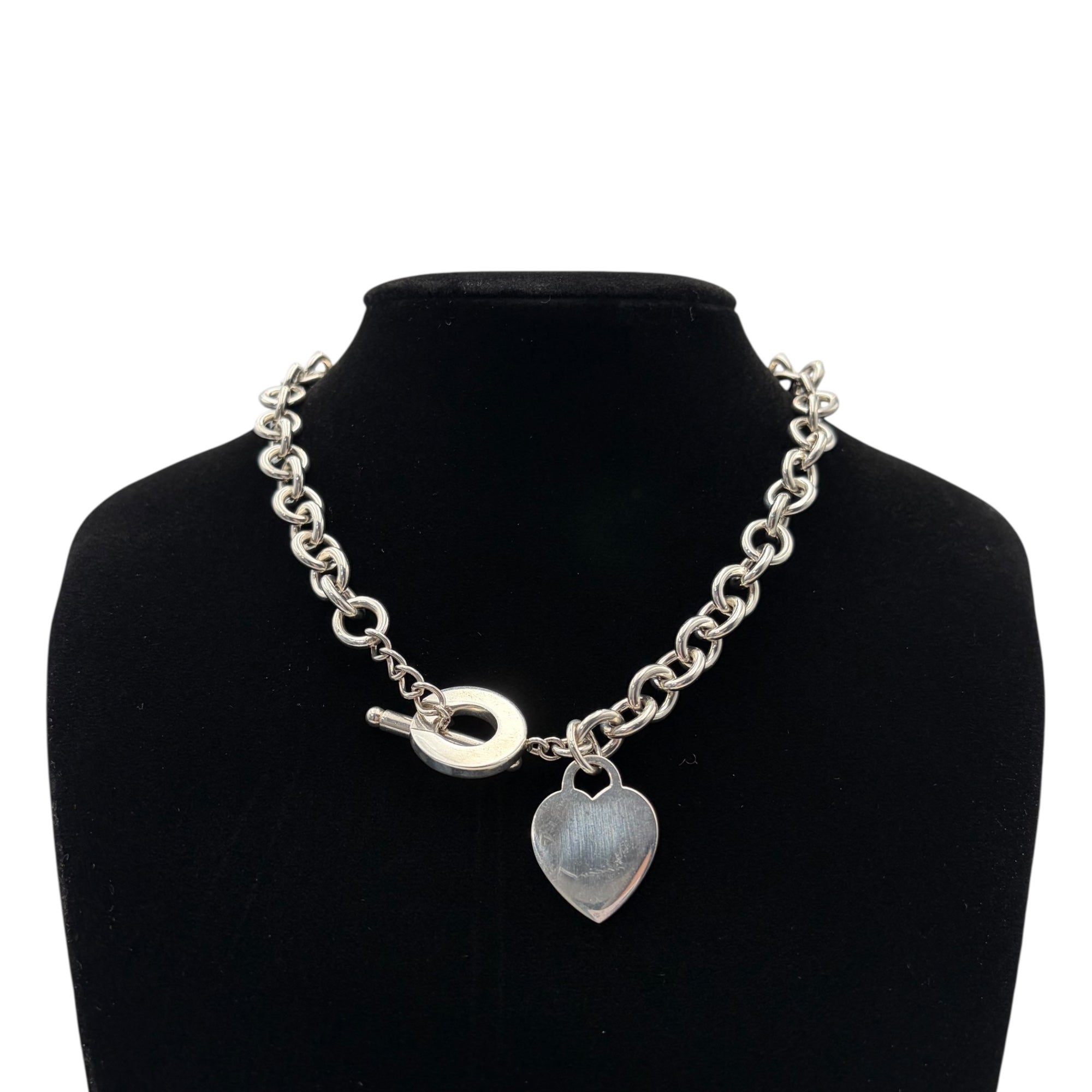 TIFFANY & CO.(ティファニー) Toggle Chain Heart Necklace トグル チェーン ハート ネックレス シルバー