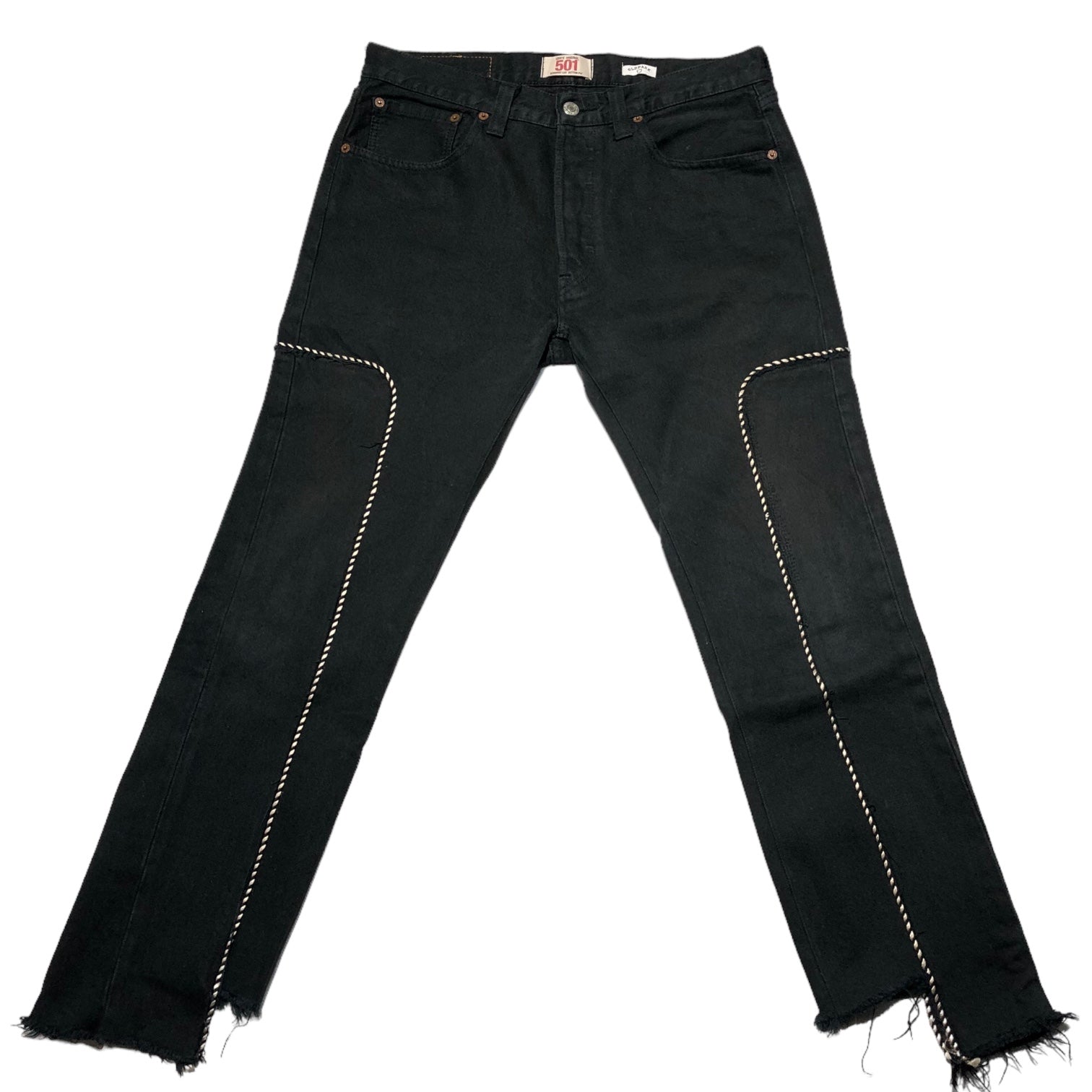 OLDPARK(オールドパーク) LEVI'S REMAKE DENIM PANTS リーバイス リメイク デニム パンツ M ブラック ス