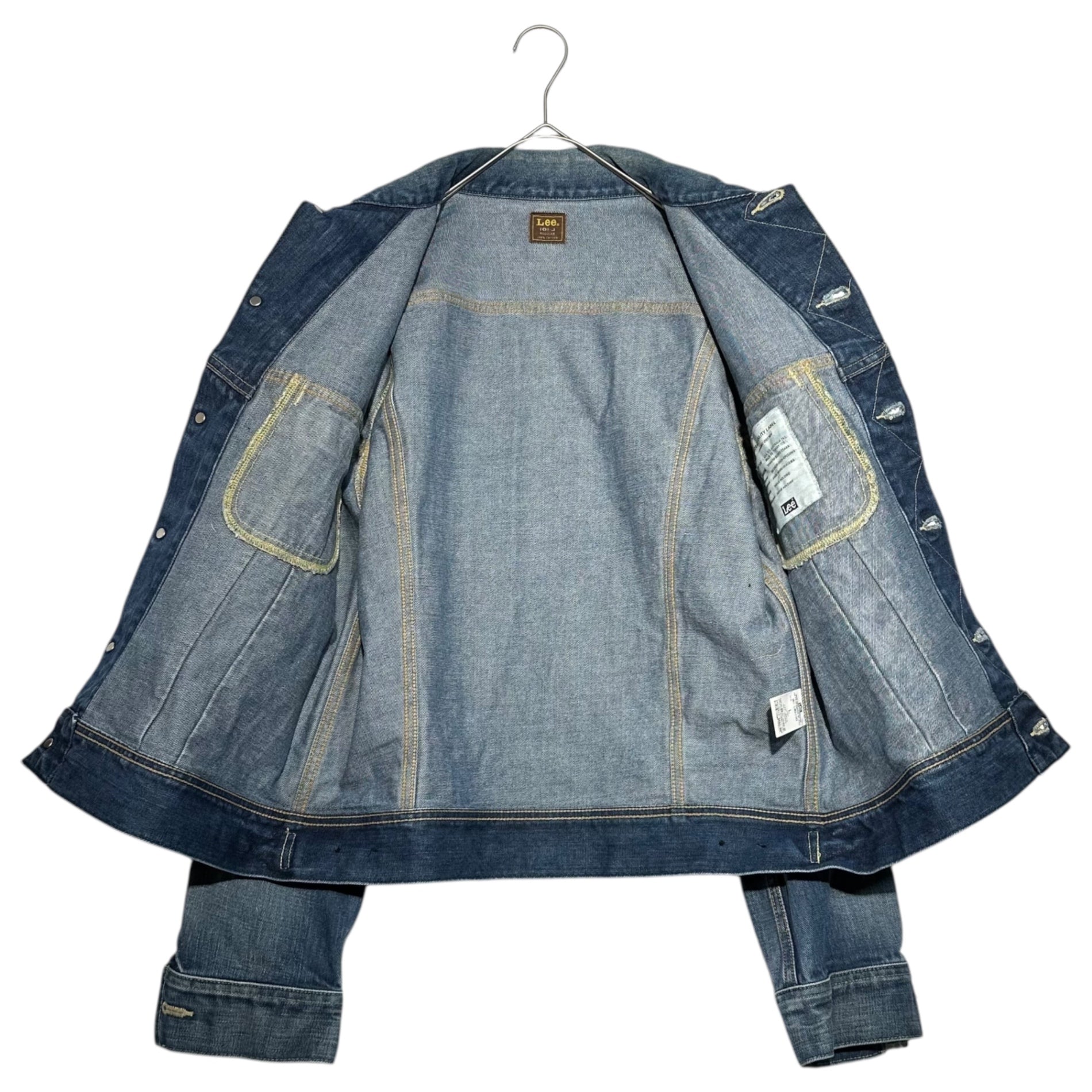 LEE(リー) 101J RIDERS JACKET 101-J ライダース ジャケット デニム ジャケット LM8100 L ライトインディゴ Gジャン