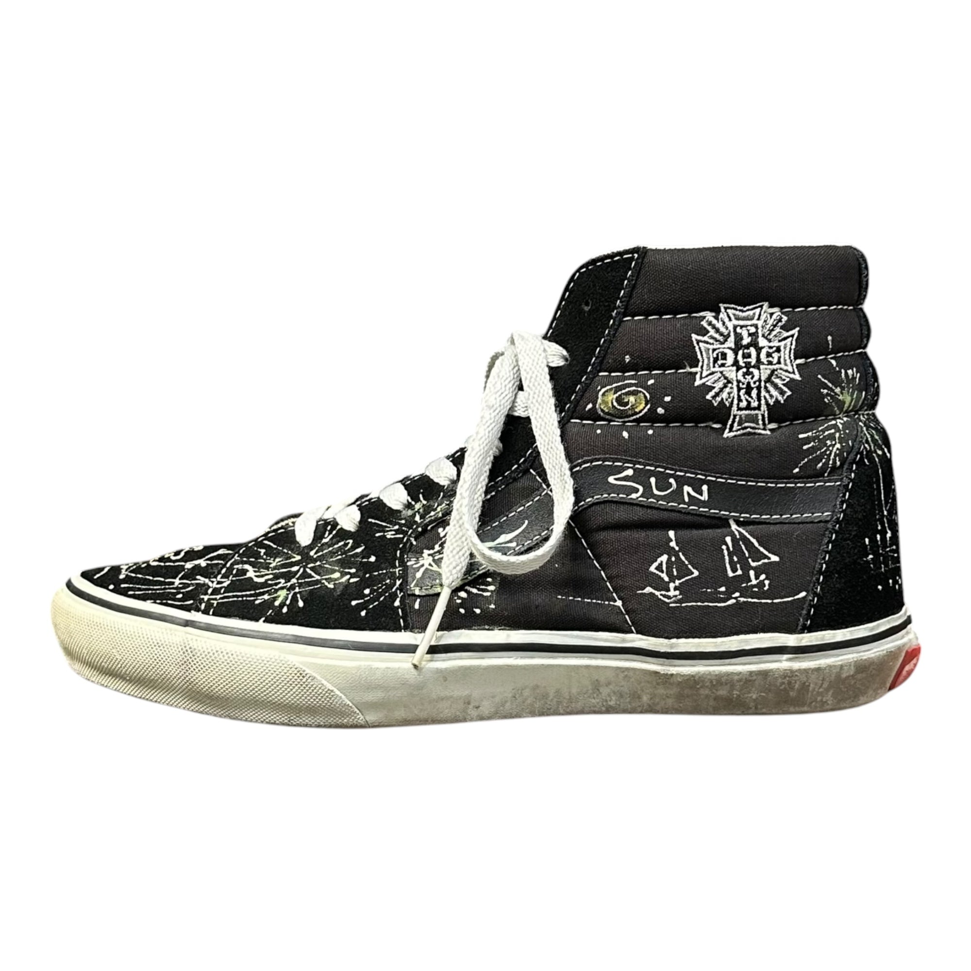 VANS×DOGTOWN(バンズ×ドッグタウン) 2000’s SK8 HI スケート ハイ US 8(26cm) ブラック ハイカット スニーカー