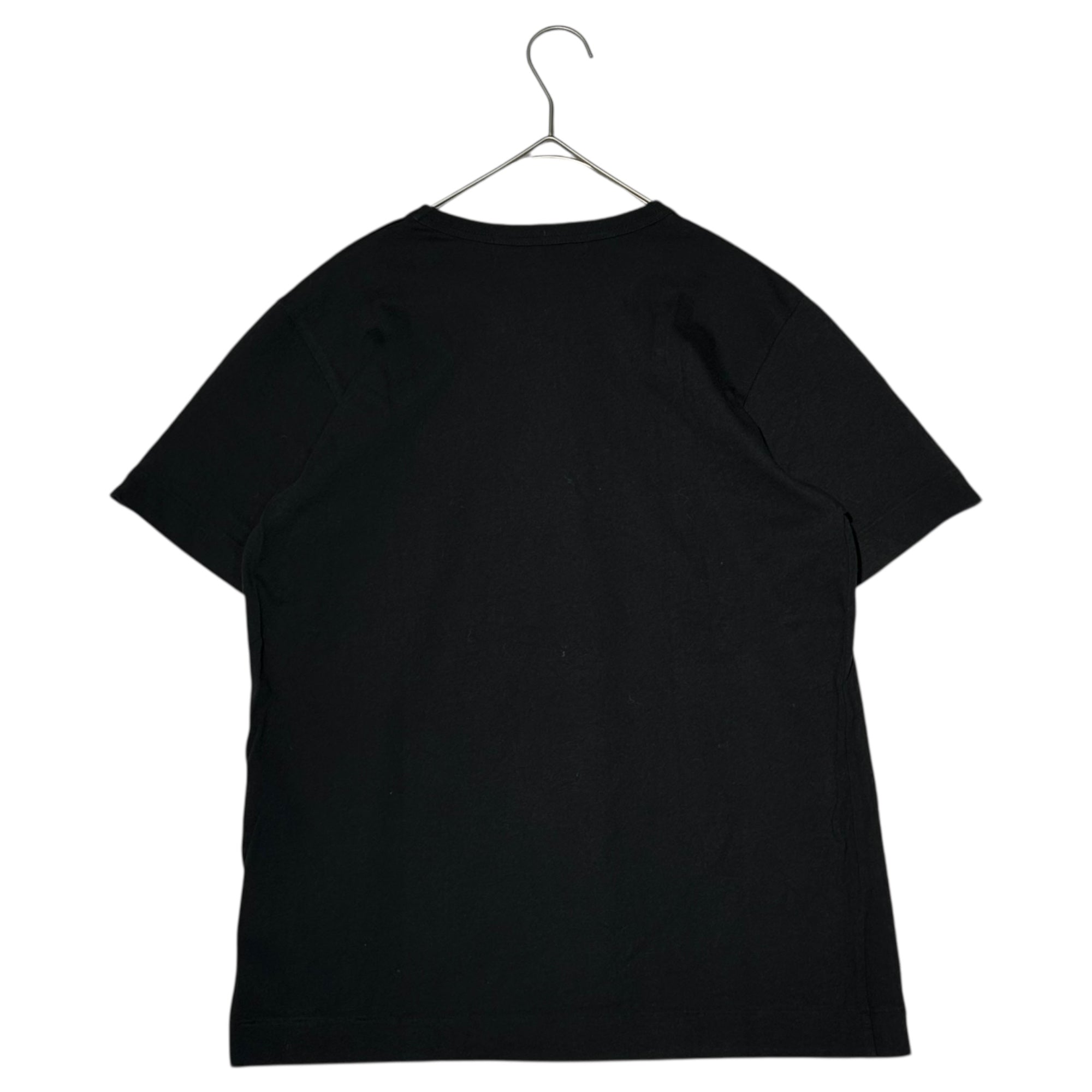 PLAY COMME des GARCONS(プレイコムデギャルソン) Heart Logo Patch Short-Sleeve T-Shirt ハートロゴ ワッペン 半袖 Tシャツ AZ-T063 L ブラック AD2007