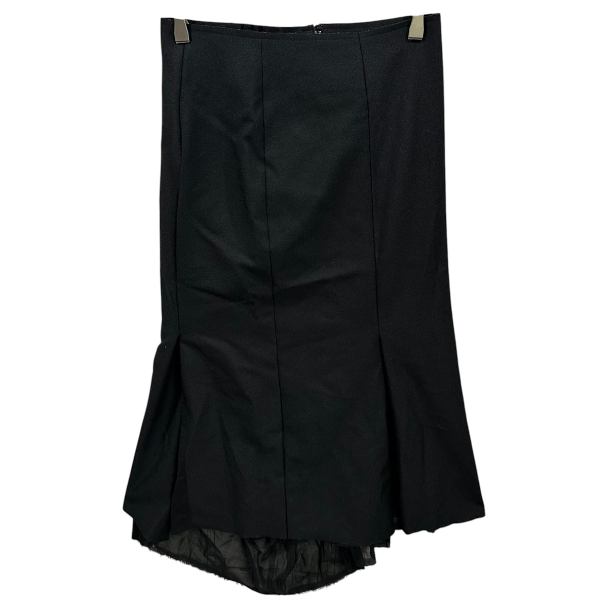 COMME des GARCONS(コムデギャルソン) 1999SS Cotton-Liner Polyester Skirt コットン ライナー エステル スカート GS-10009S S ブラック AD1998 90s アーカイブ