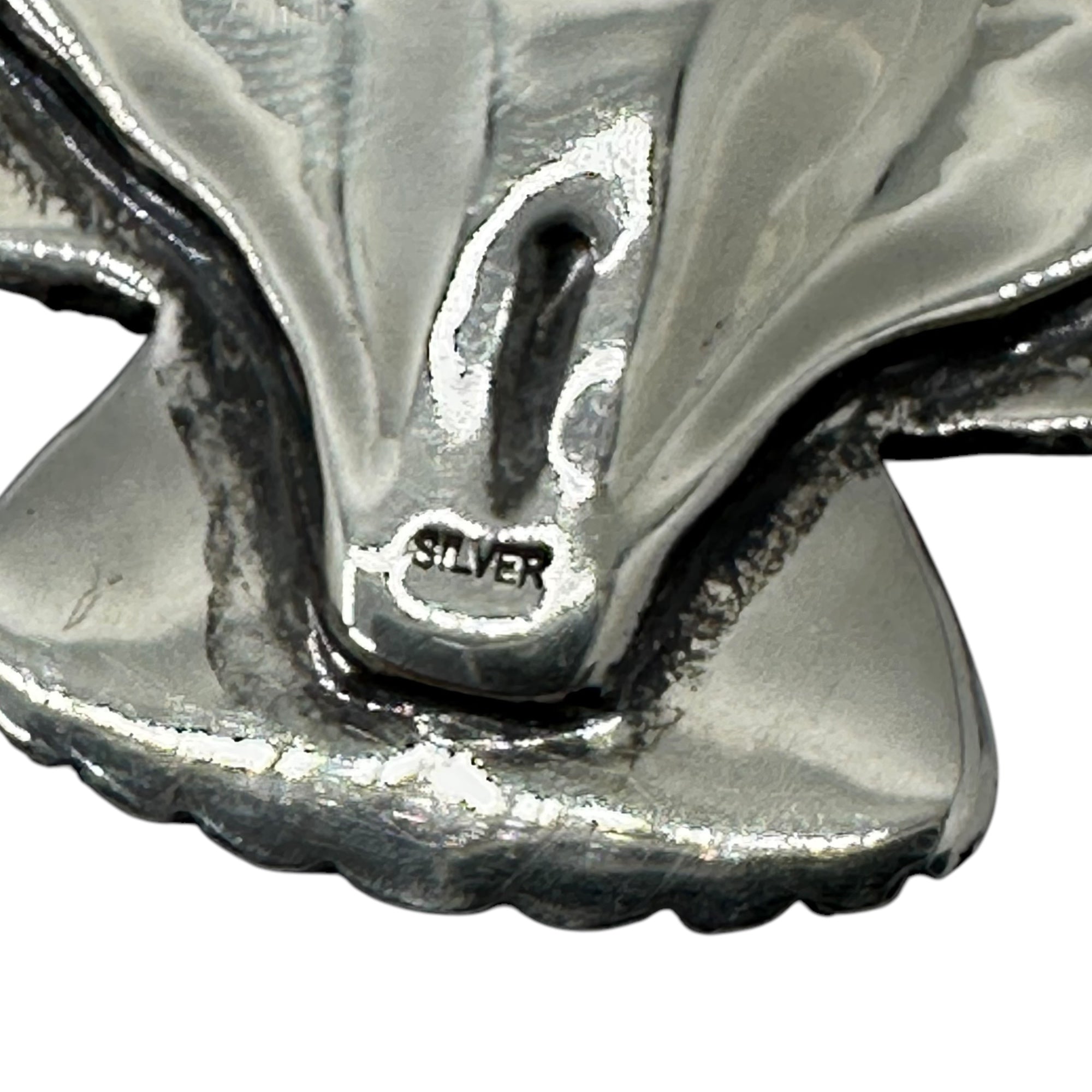 KENSHIRO(ケンシロウ) Japanese Engraving Large Eagle 金銀 和彫り 大 イーグル ペンダントトップ シルバー 重さ約41.5g