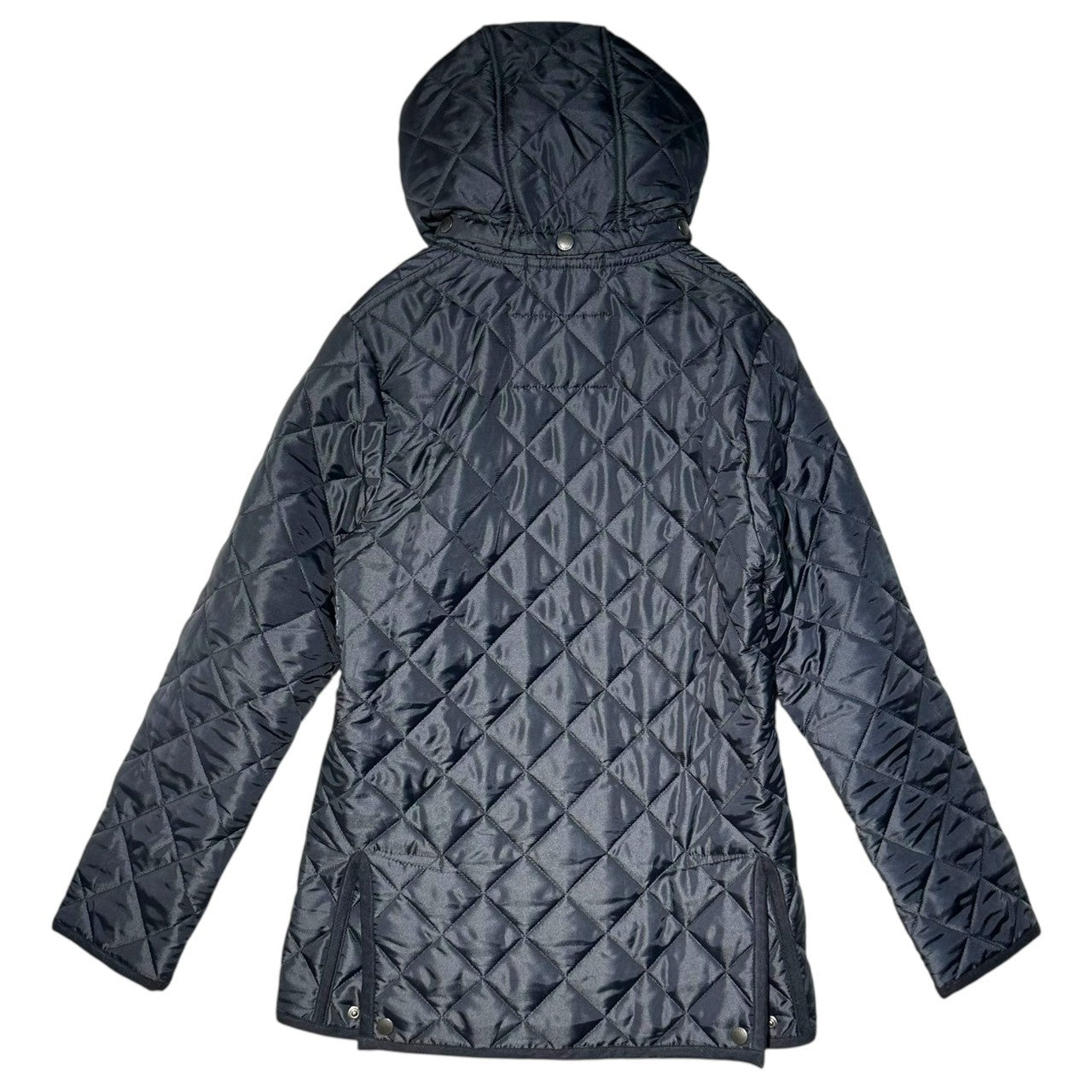 Traditional Weatherwear(トラディショナル ウェザーウェア) Hooded Quilted Coat フーデット キルティング コート G172APQCO0024A 36(S程度) ネイビー ジャケット