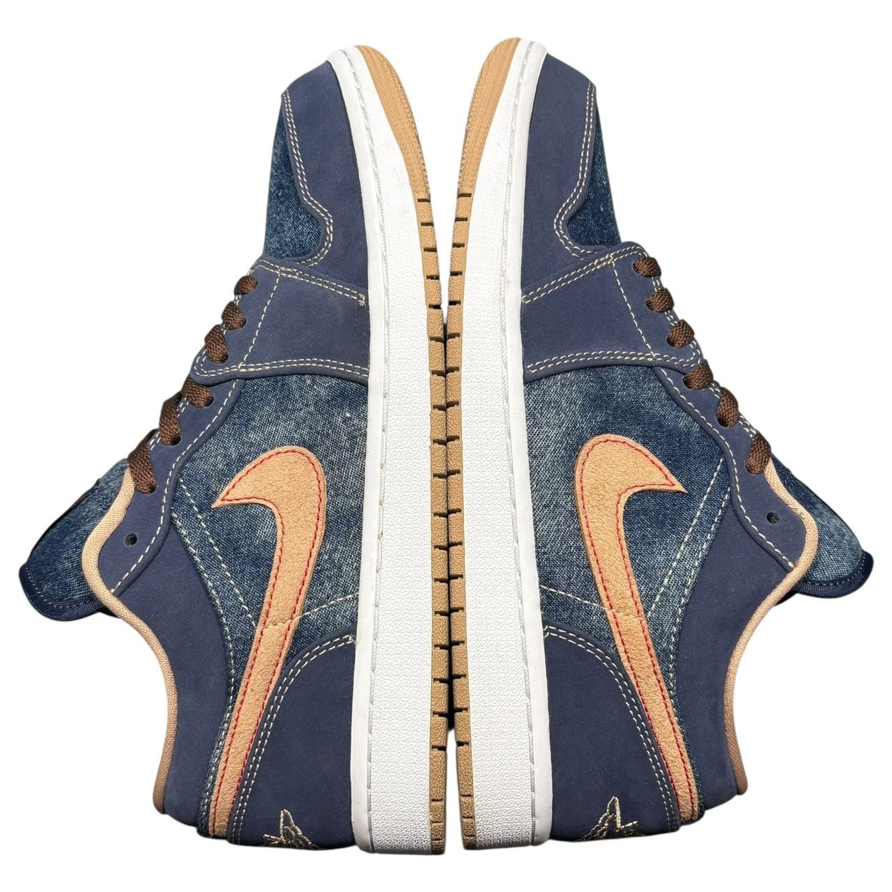 NIKE(ナイキ) Air Jordan 1 Low "Denim" エア ジョーダン 1 デニム DH1259-400 27.0cm インディゴ ローカット スニーカー AJ1