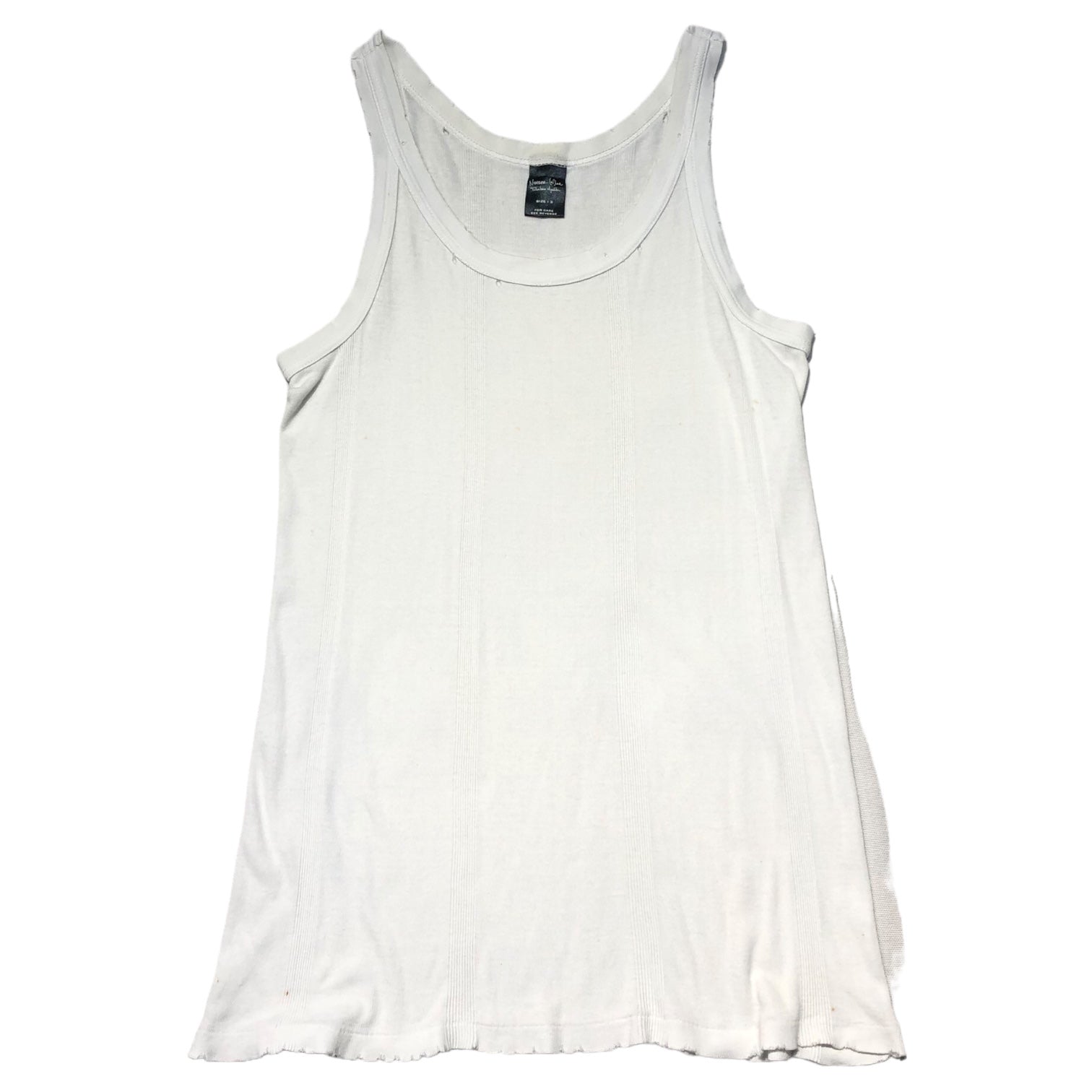 NUMBER (N)INE(ナンバーナイン) 00's Damage processing Tank top ダメージ加工 タンクトップ SIZE 3(M程度) ホワイト