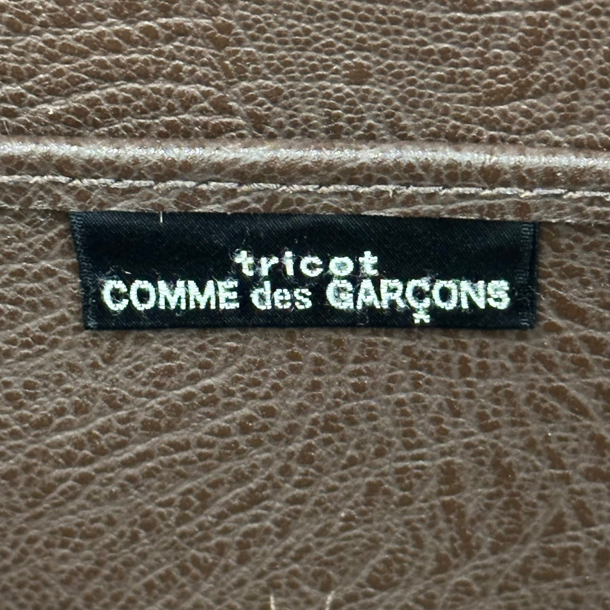tricot COMME des GARCONS(トリココムデギャルソン) 1980's All-Leather Big Boston Bag オール レザー ビッグ ボストン バッグ FREE ブラウン 80s アーカイブ