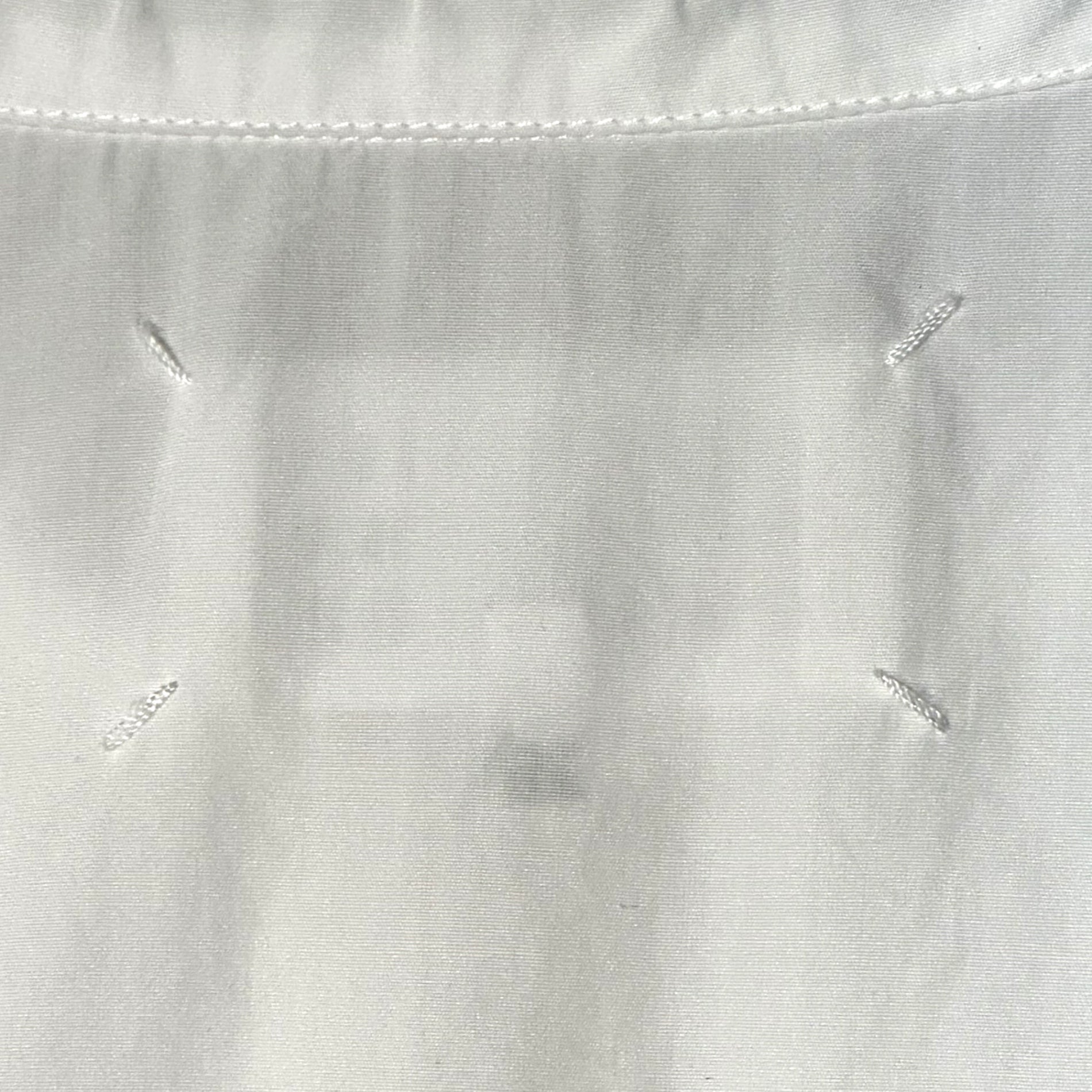 MAISON MARGIELA(メゾンマルジェラ) 19SS Half-zip drawstring N/S dress ハーフジップ ドローコード ノースリーブ ワンピース S51CU0058 38(M程度) ホワイト