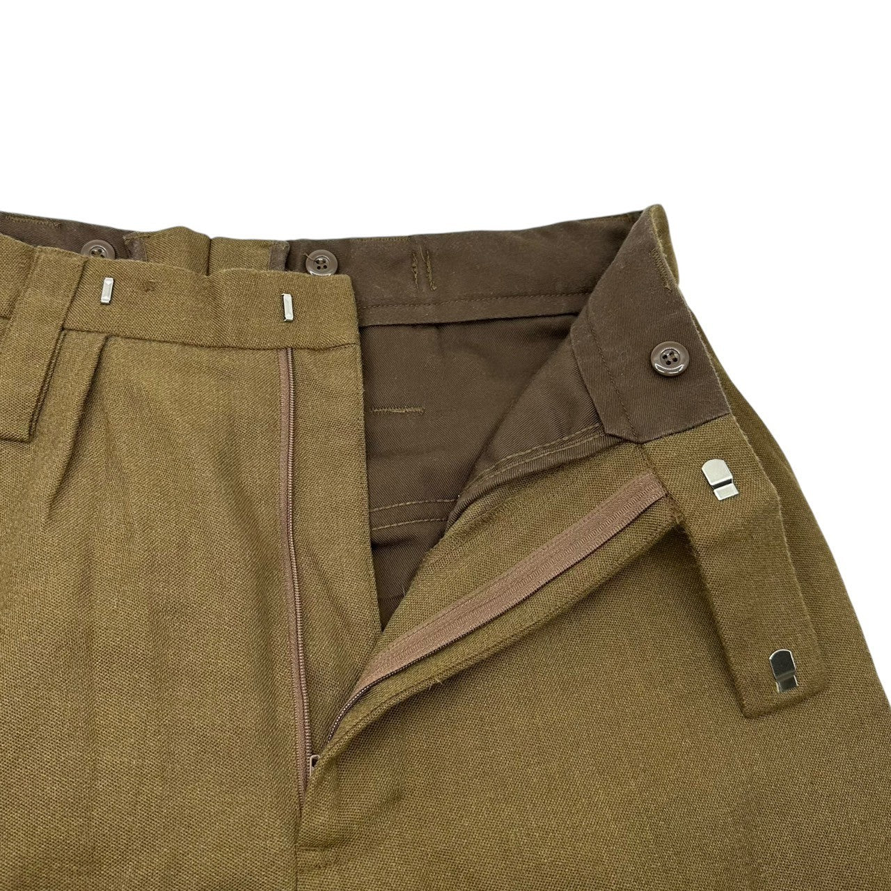 british army(イギリス軍) barrack dress trousers バラック ドレス トラウザーズ スラックス パンツ DC2BESL/4628 80 カーキ