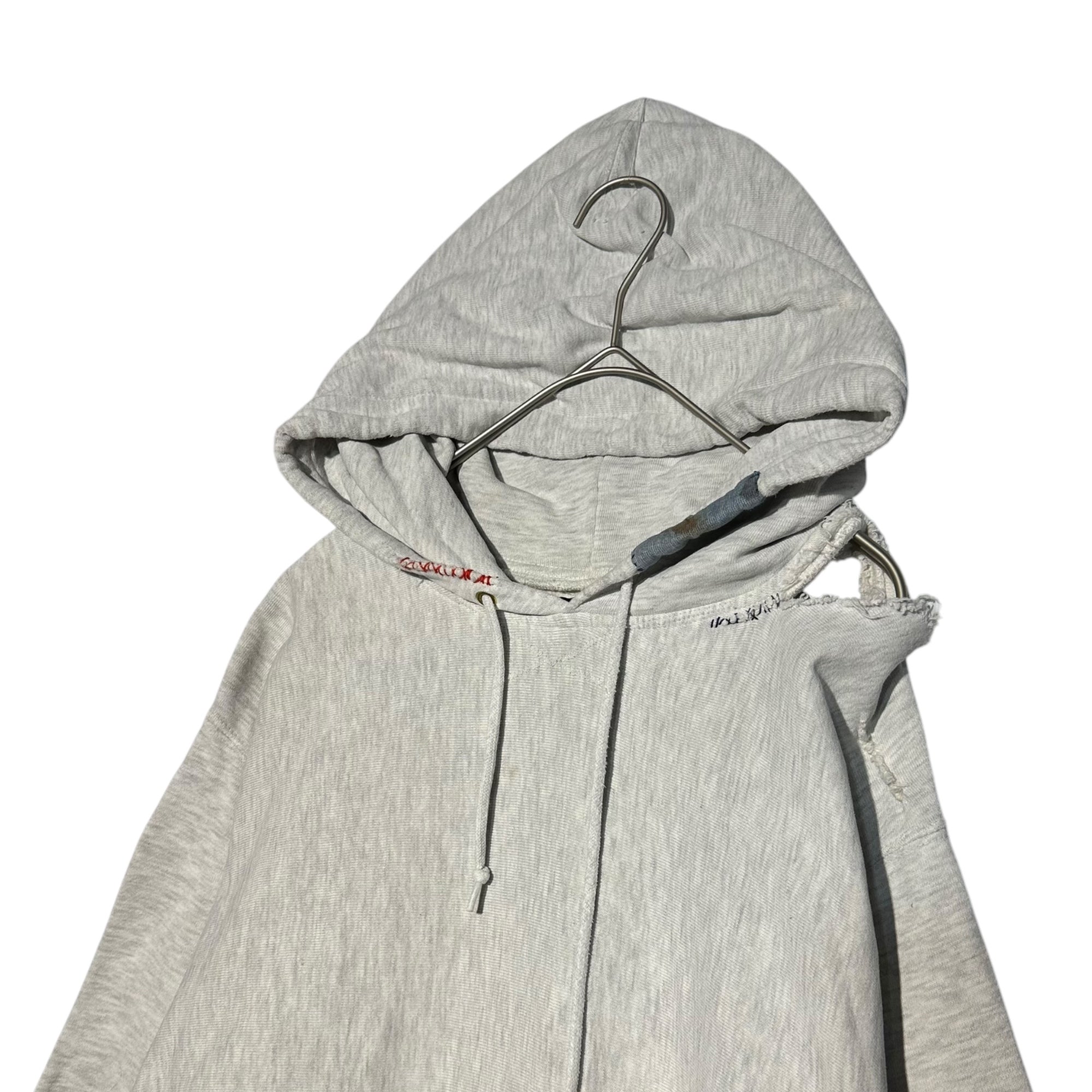 anachronorm(アナクロノーム) Vintage processed remake hoodie ヴィンテージ加工 リメイク フーディ 02 グレー プルオーバー ダメージ加工