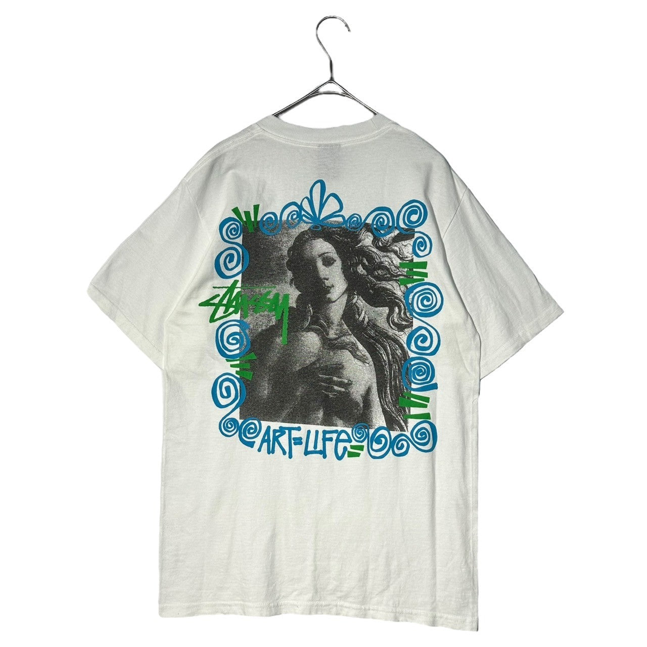 STUSSY(ステューシー) Nagoya Osu Chaput Limited Venus Print T-Shirt 名古屋 大須 チャプト 限定 ビーナス プリント Tシャツ S ホワイト