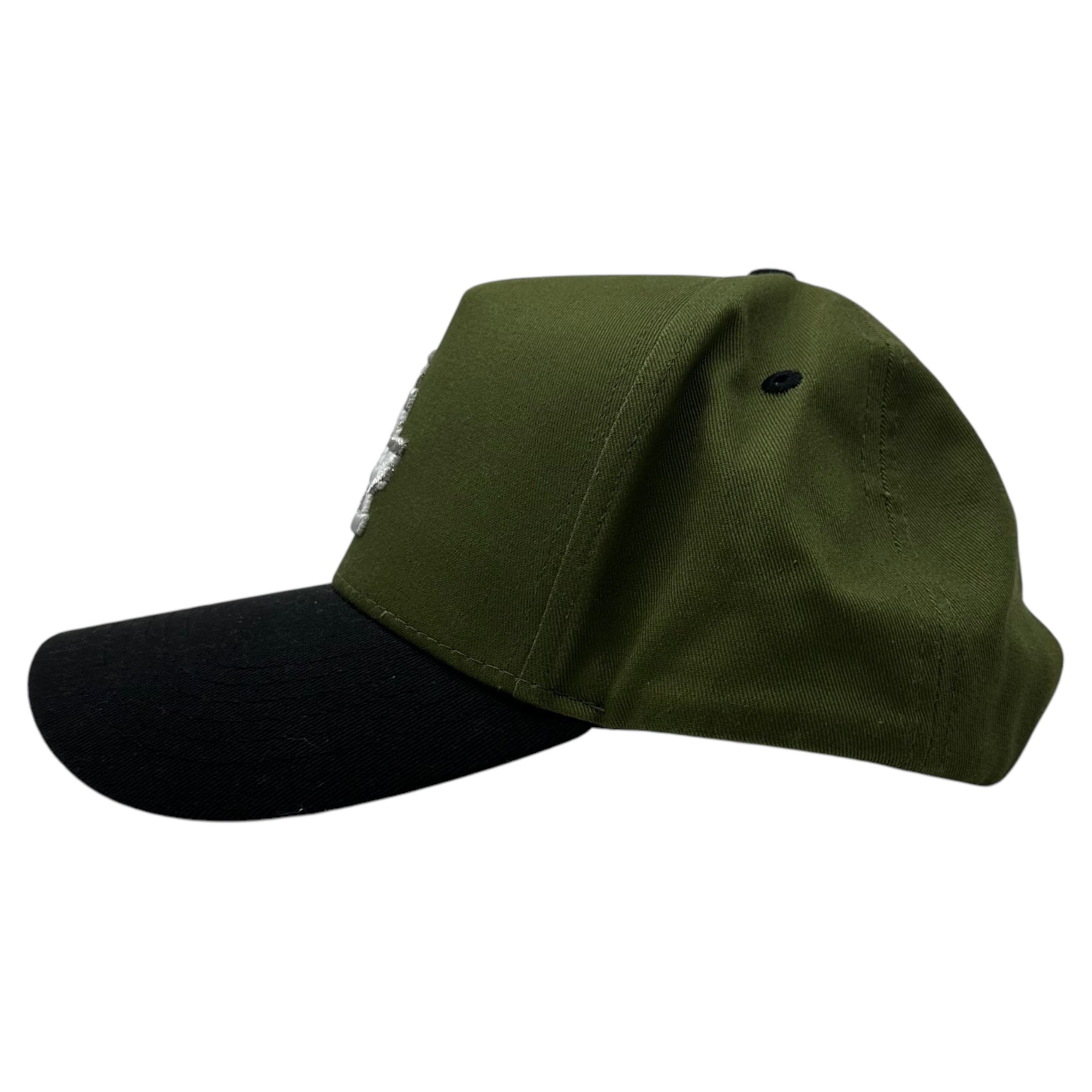 KEEP OUT FAKE LOVE(キープアウトフェイクラブ) WORLD FAMOUS LA SNAPBACK CAP スナップバック キャップ カーキ×ブラック