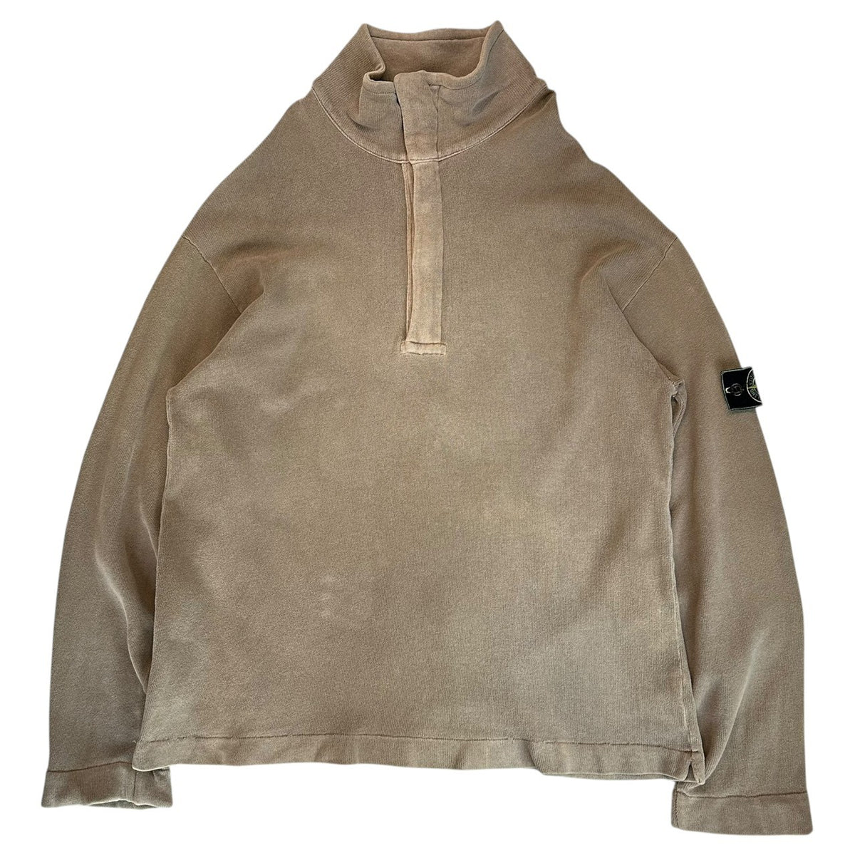 STONE ISLAND(ストーンアイランド) 98AW Half-Zip & Button Sweatshirt 