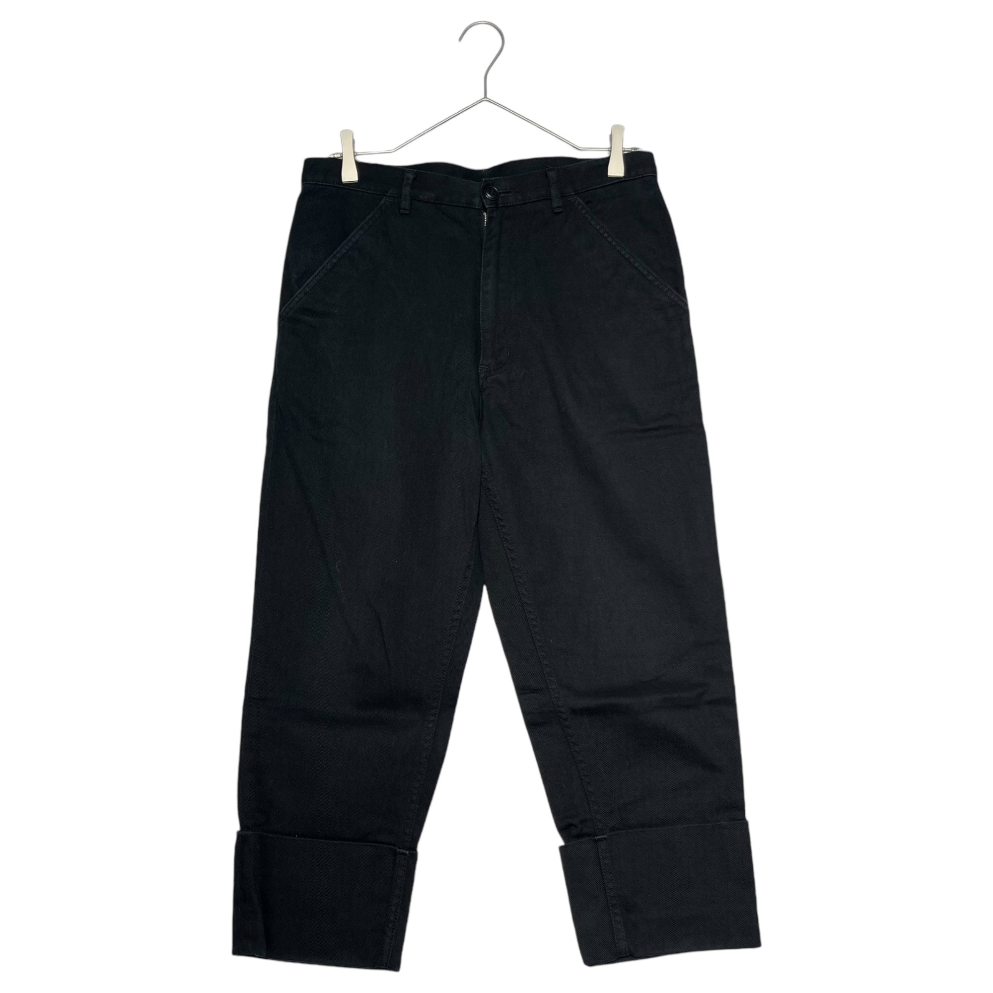 COMME des GARCONS HOMME PLUS(コムデギャルソンオムプリュス) 12SS roll up black denim pants ロールアップ ブラック デニム パンツ Pi-P057 XS ブラック フィッシャーマン
