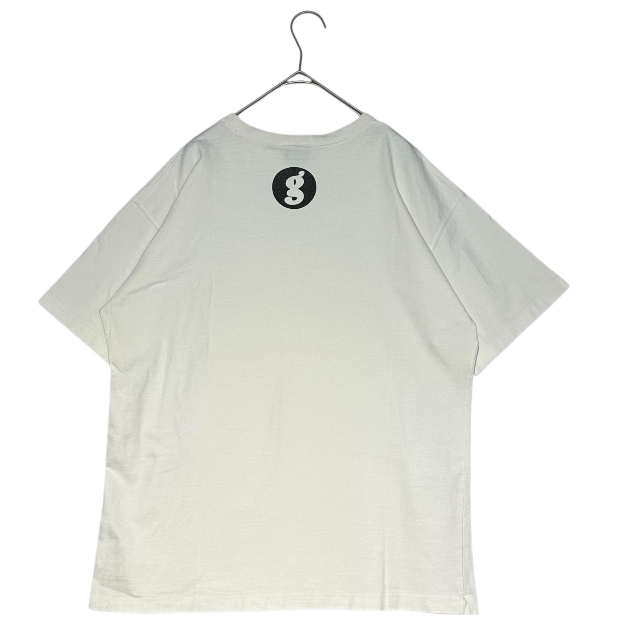 GOODENOUGH(グッドイナフ) 90's 750oz Back Logo Crew Neck T-Shirt 90年代 750オンス バックロゴ クルーネック Tシャツ M ホワイト×ブラック