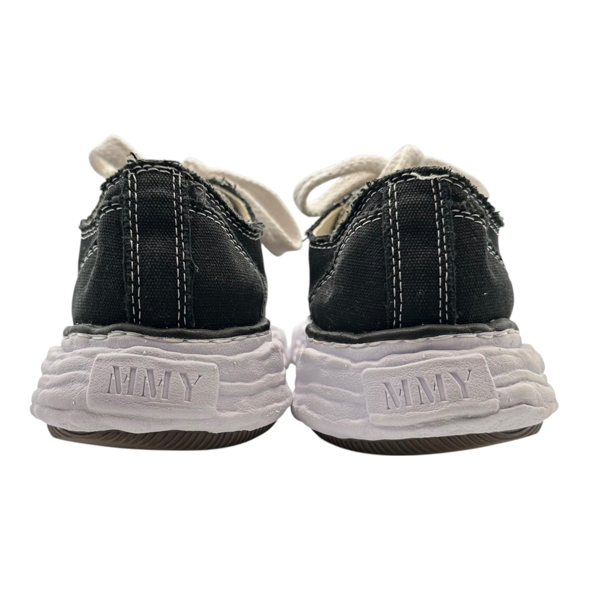 Maison MIHARA YASUHIRO(メゾンミハラヤスヒロ) Peterson Low-Cut Canvas Sneakers ピーターソン ローカット キャンバス スニーカー A11FW702 41 ブラック×ホワイト