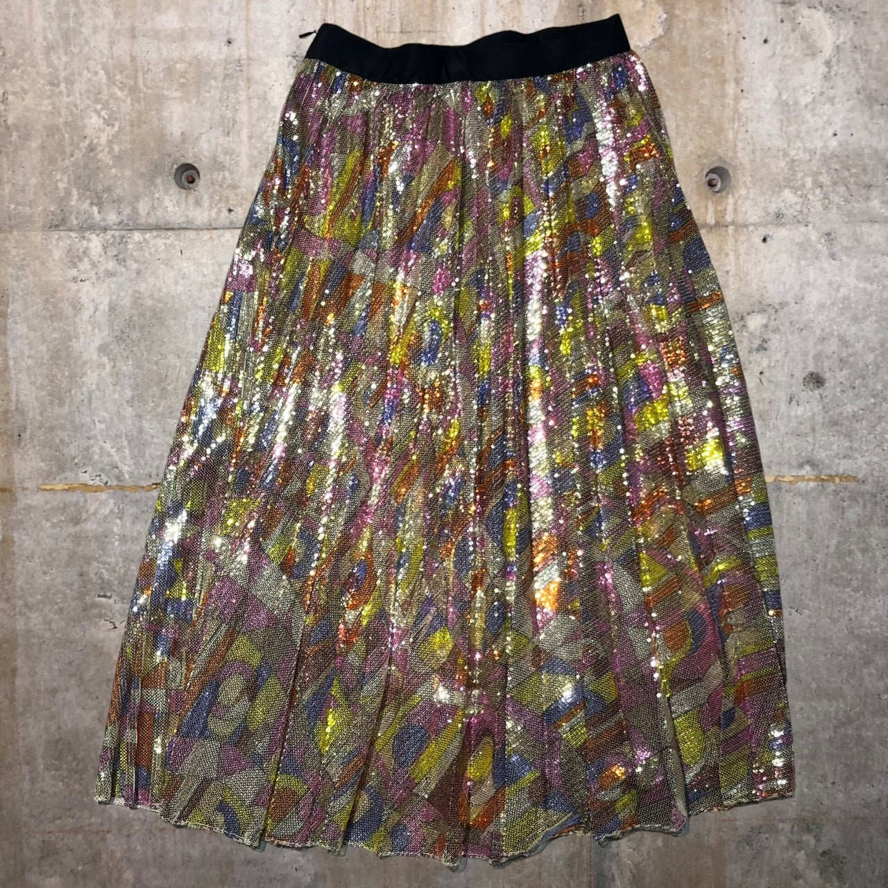 EMILIO PUCCI(エミリオプッチ) スパンコールスカート 0RRV40-0R747 36(S) ミックス