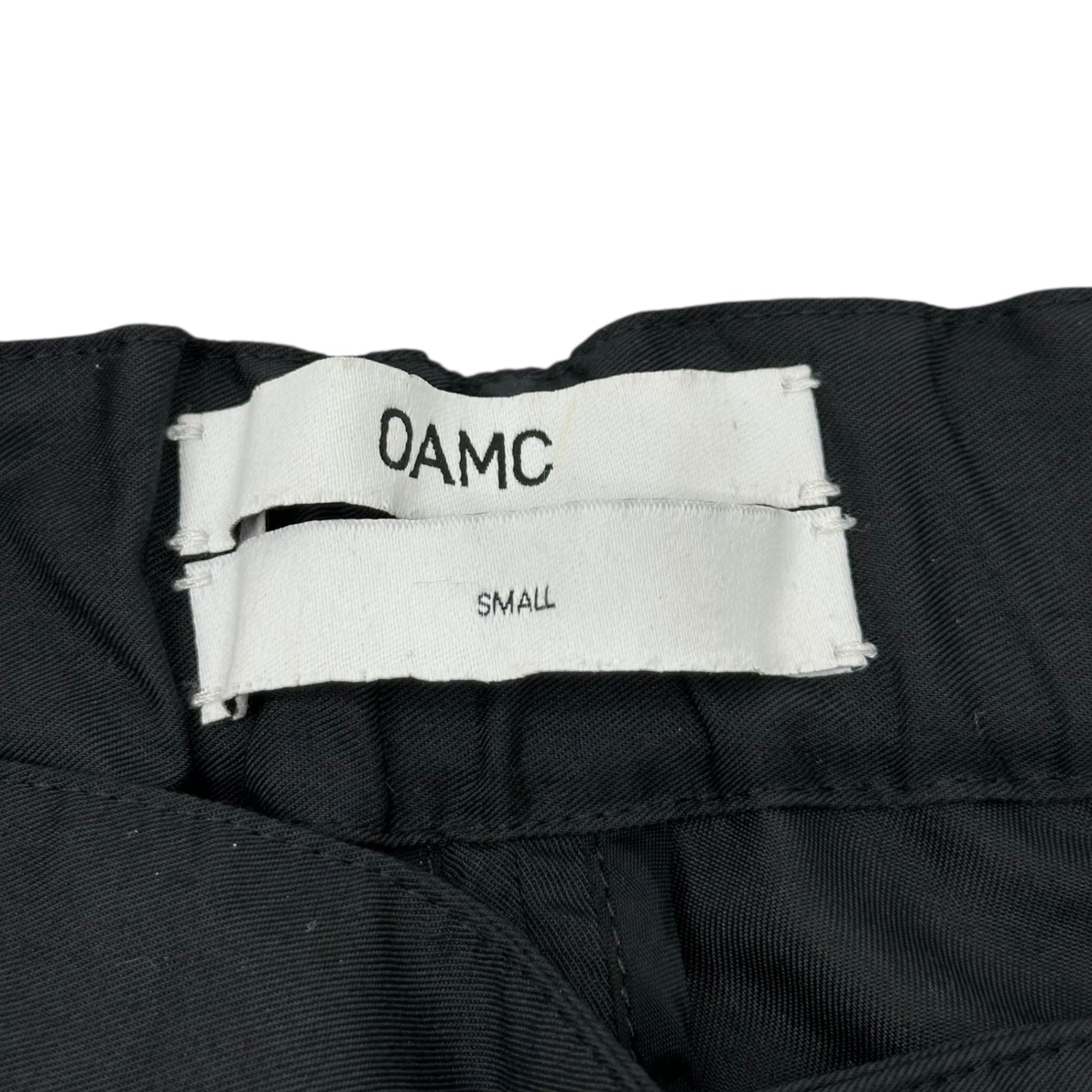 OAMC(オーエーエムシー) Side Zip Pocket Easy Tapered Pants サイドジップ ポケット イージー テーパード パンツ OAMN30333 S ブラック