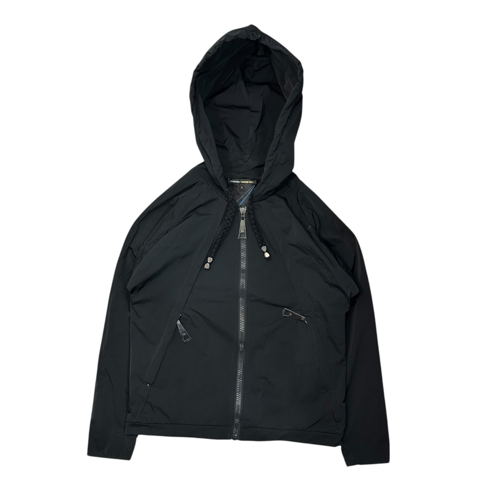 GASPARD YURKIEVICH(ガスパールユルケヴィッチ) 08AW Big Zip Mountain Parka ビッグ ジップ マウンテンパーカー S ブラック