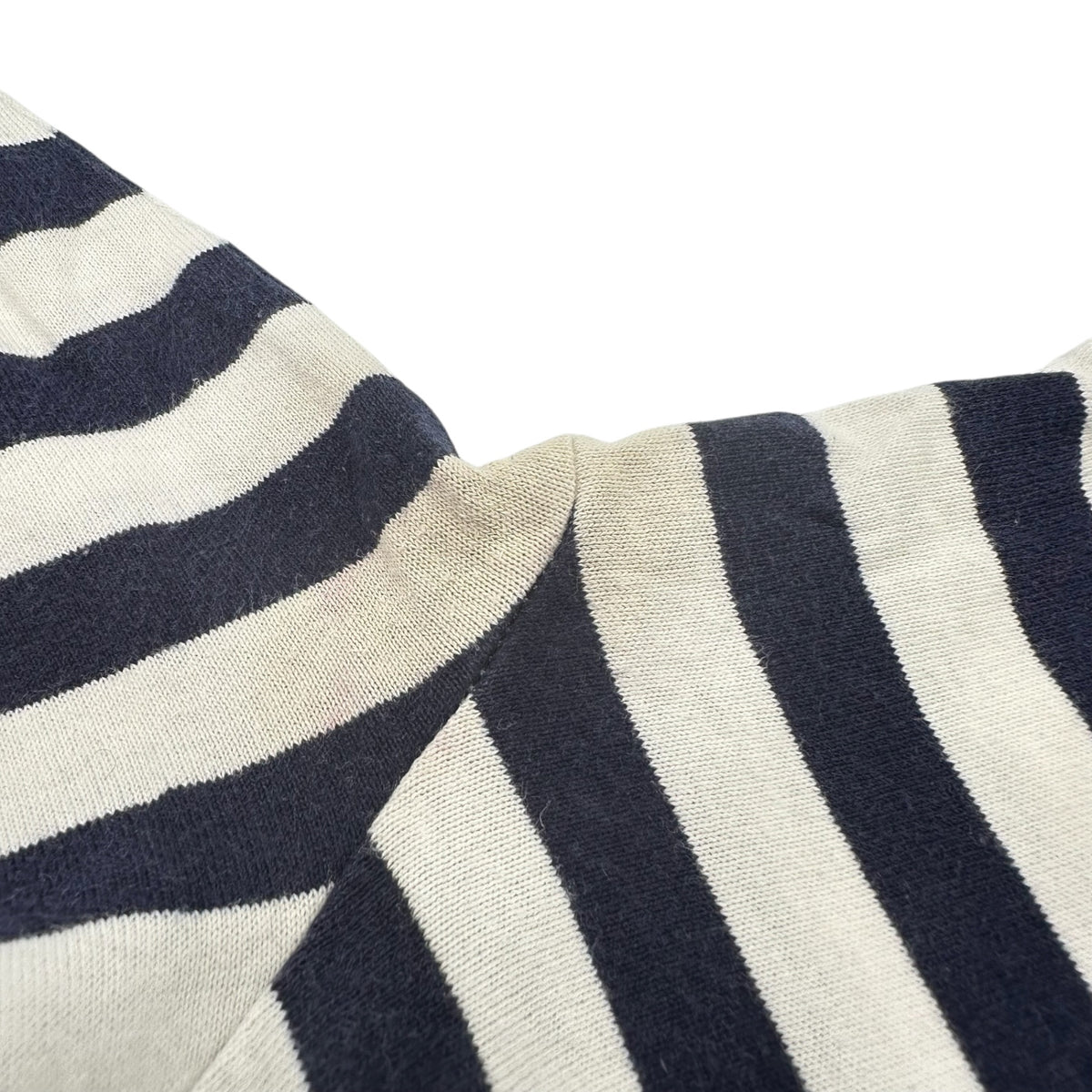 COMME des GARCONS COMME des GARCONS(コムデギャルソンコムデギャルソン) 2007AW Numbered Print Striped L/S T-Shirt ナンバリング プリント 長袖 ボーダー Tシャツ RT-T006 SS ホワイト×ネイビー AD207