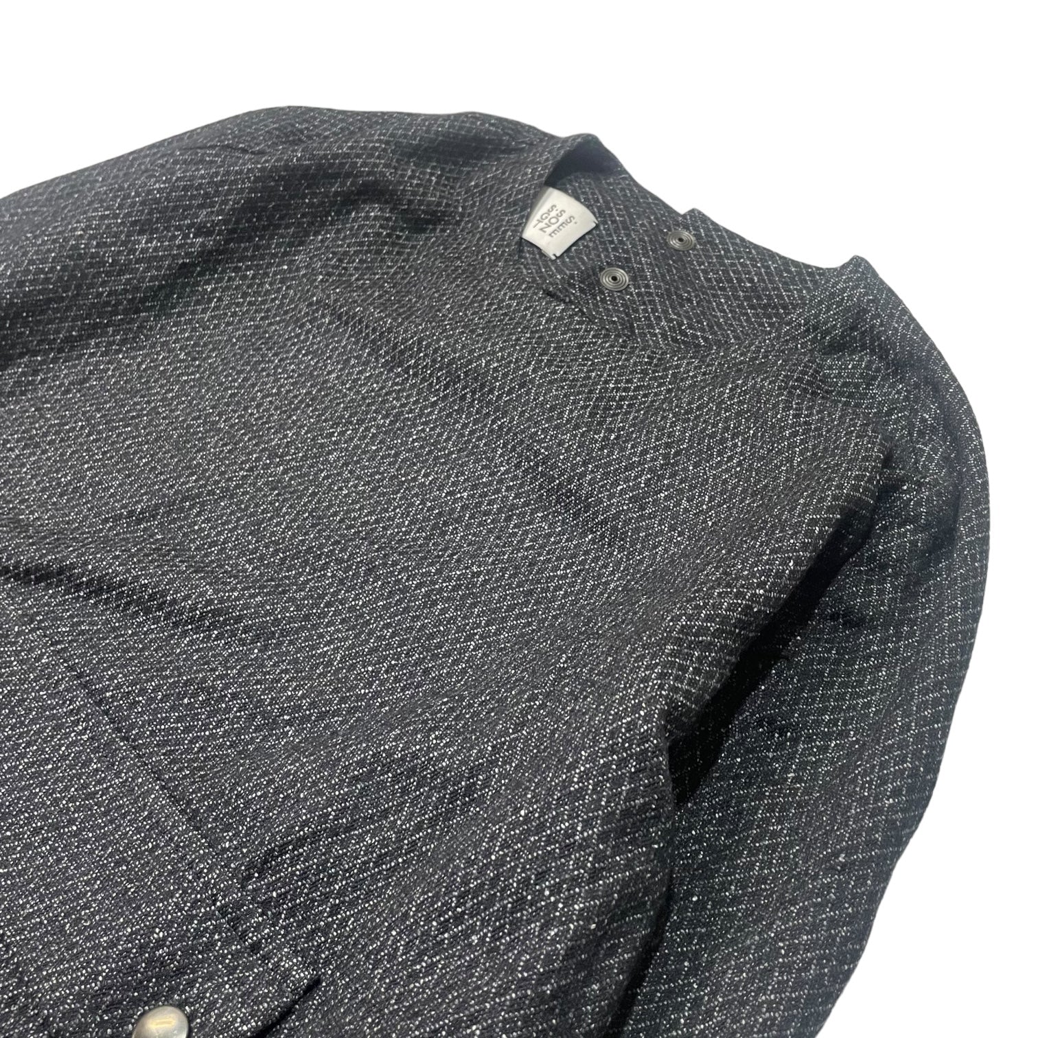 SISSI GOETZE(シッシゴェッツェ) Front pocket sheep wool pullover cut and sew フロントポケット シープウール プルオーバー カットソー SIZE 46(S) グレー