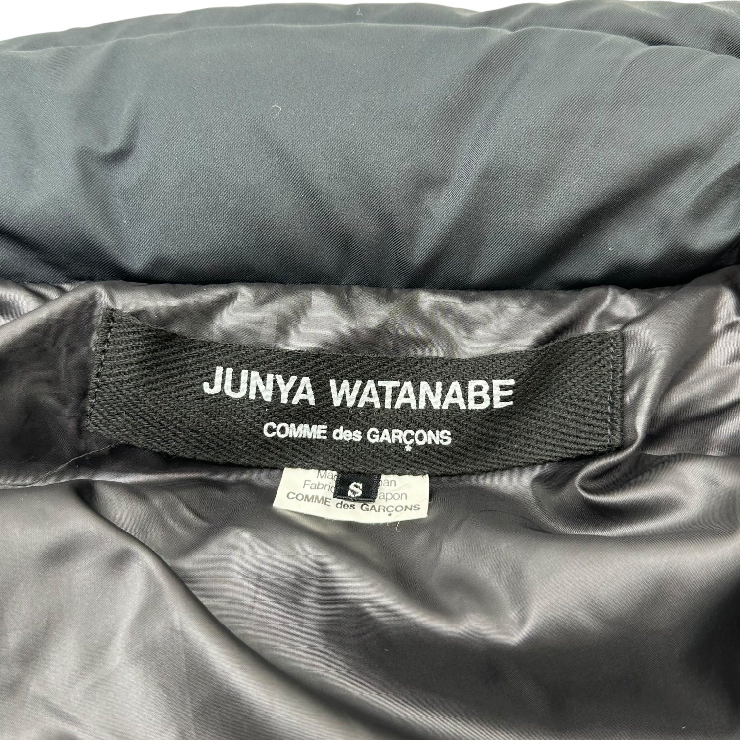 COMME des GARCONS JUNYA WATANABE(コムデギャルソンジュンヤワタナベ) 12AW High Neck Flare Down Coat ハイネック フレア ダウン コート JJ-J301 S ブラック AD2012