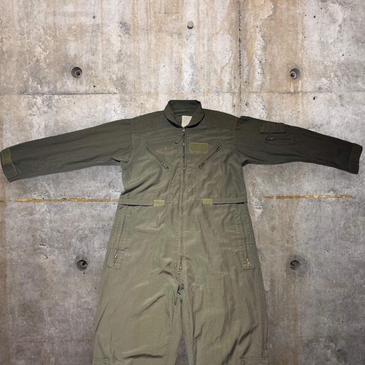 US AMRY(アメリカ軍) 93'sフライトスーツ DLA-100-93-C-0406 46(M程度) カーキ