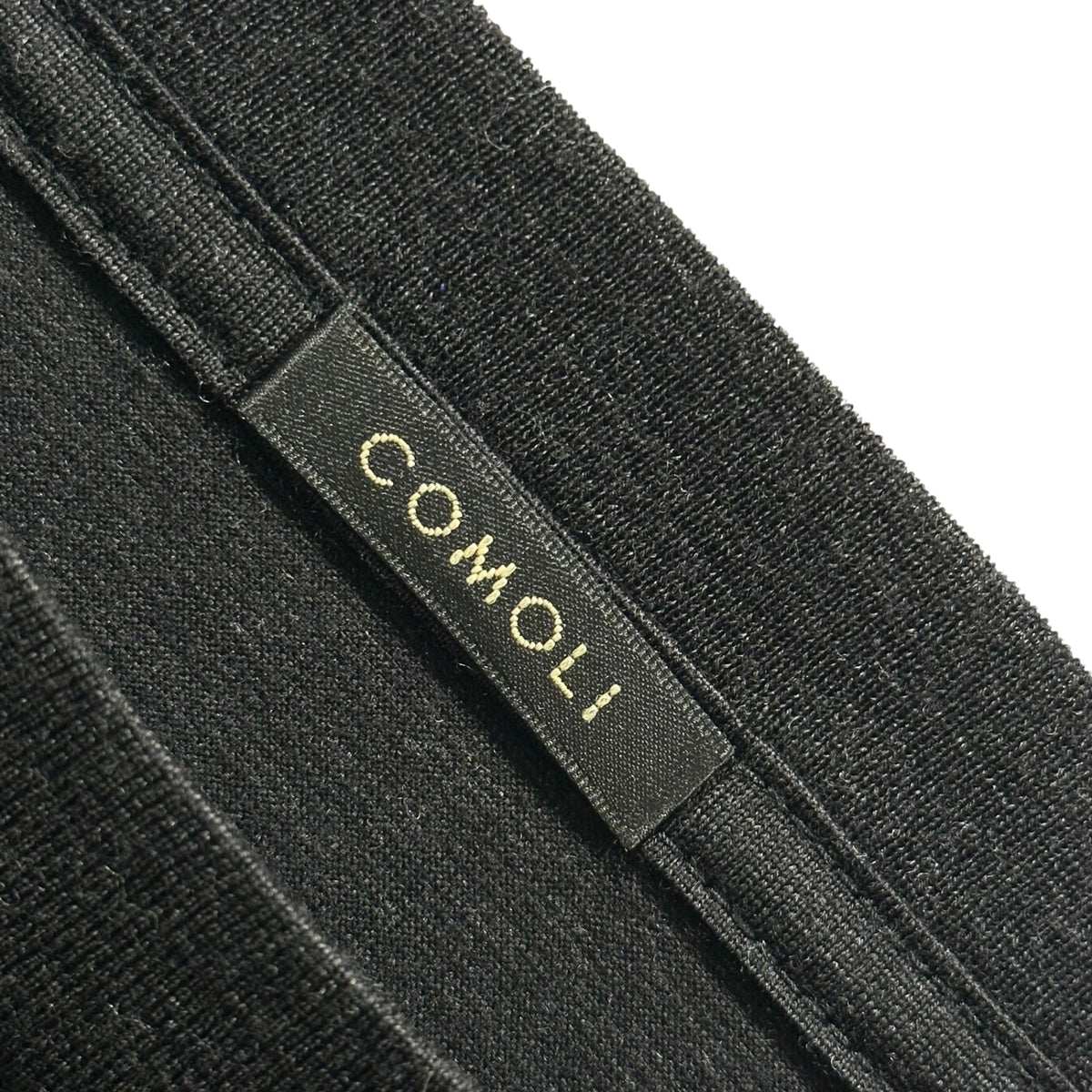COMOLI(コモリ) 2025SS Summer wool S/S T-shirt サマーウール 半袖 Tシャツ B01-05016 2 チャコール 天竺