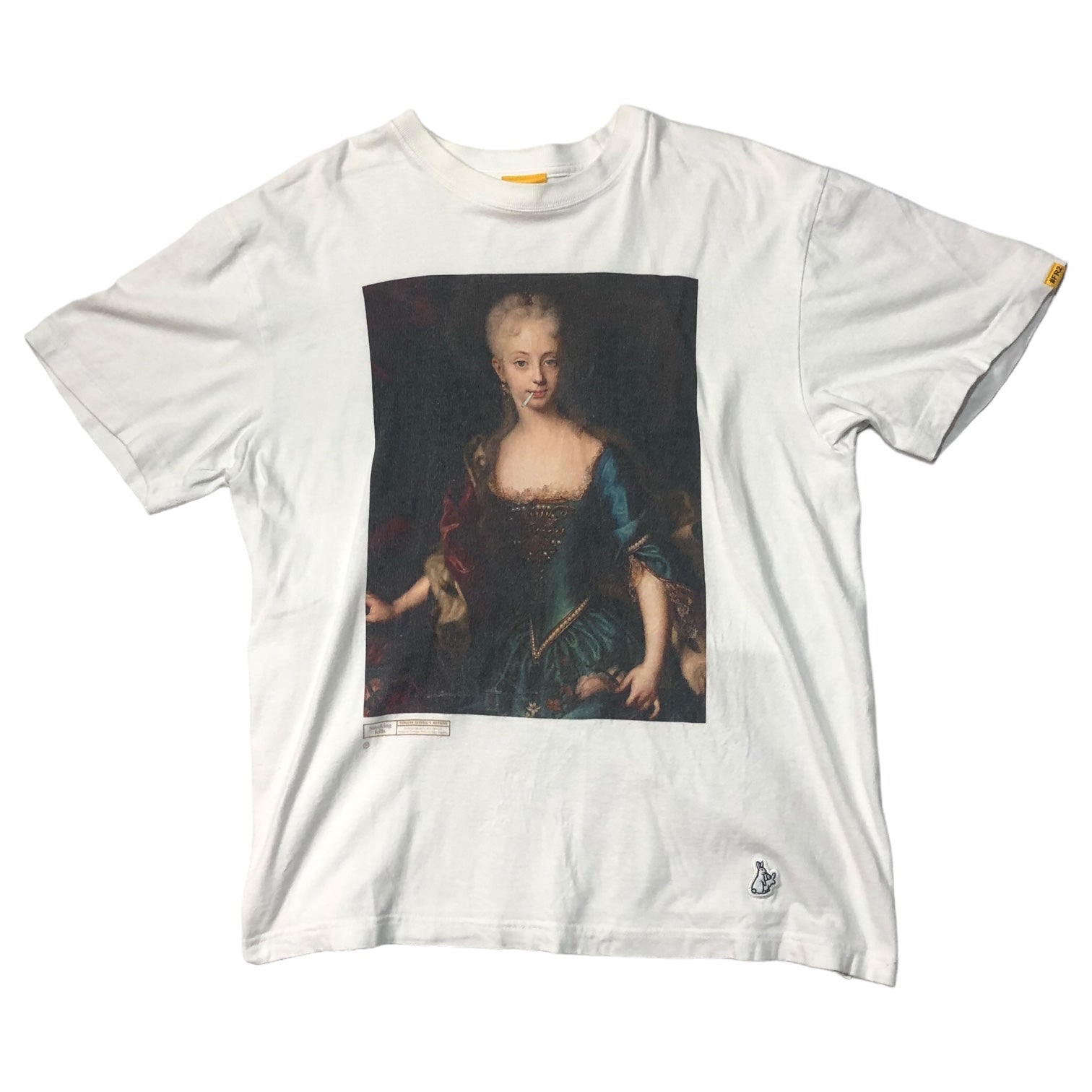 FR2(エフアールツー) THE EMPRESS TEE Smoking kills マリーアントワネット フォト Tシャツ ロゴ ワッペン M ホワイト 完売品 限定