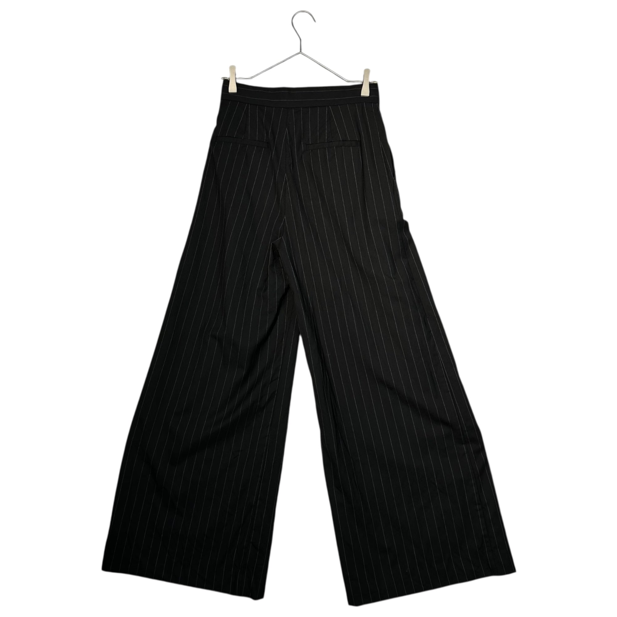 MAX MARA(マックスマーラ) Wide baggy striped pants ワイド バギー ストライプ パンツ 23113608396 36 ブラック