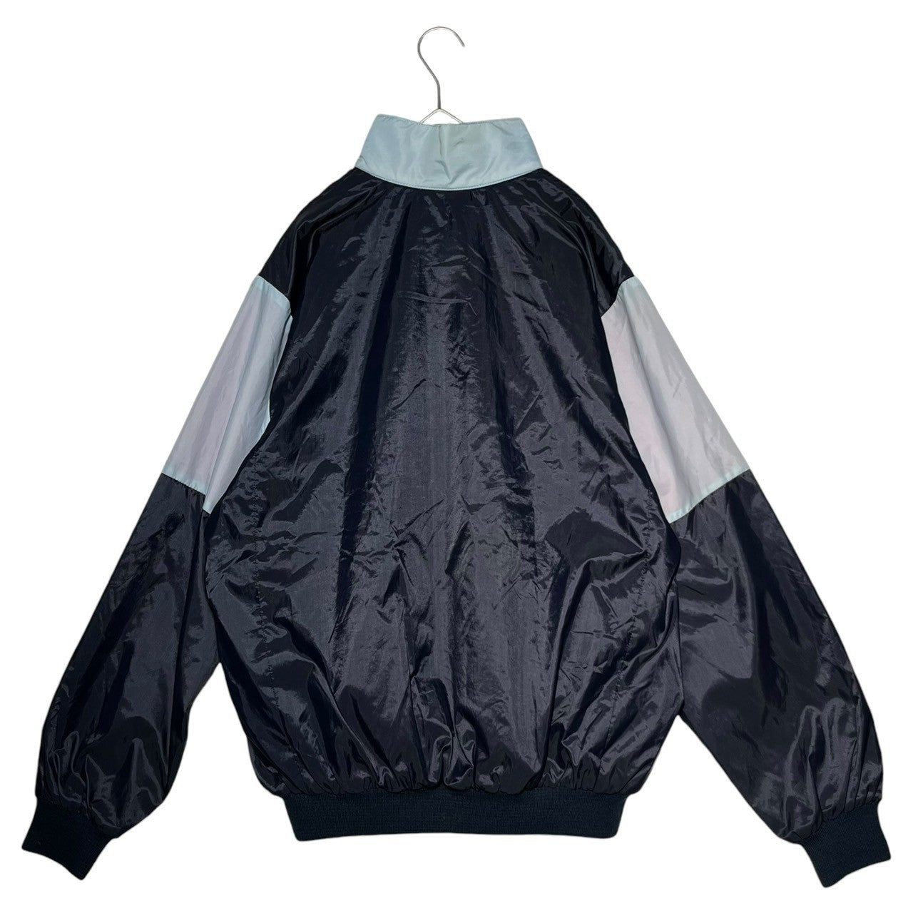 adidas(アディダス) 70's vintage nylon jacket ヴィンテージ ナイロン ジャケット 168(M程度) ネイビー×スカイブルー