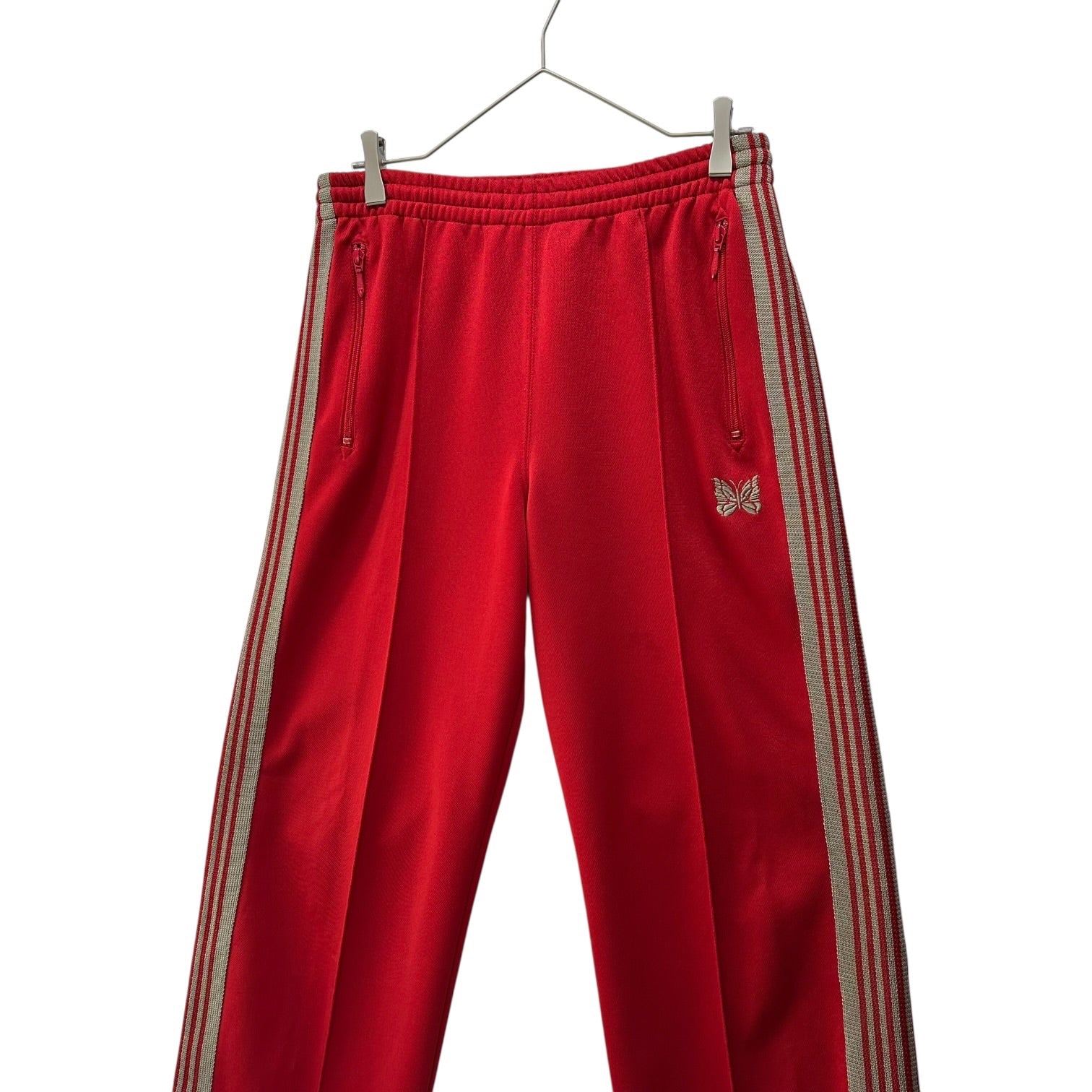 NEEDLES(ニードルズ) TRACK PANT - POLY SMOOTH トラック パンツ KP220 S レッド ストレート