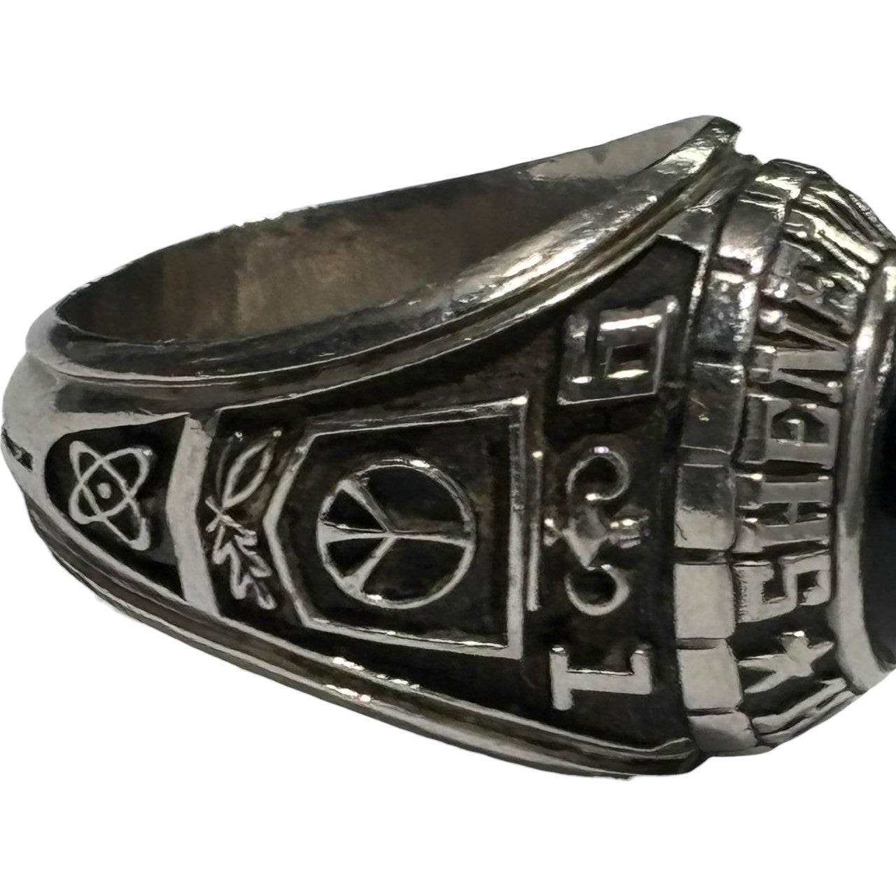 JOSTENS(ジャスティンズ) 1991 ”SHENENDEHOWA HIGH” music college ring カレッジ リング 19.5号 シルバー JOSTENS社製 LTM 90's 90年代 ヴィンテージ