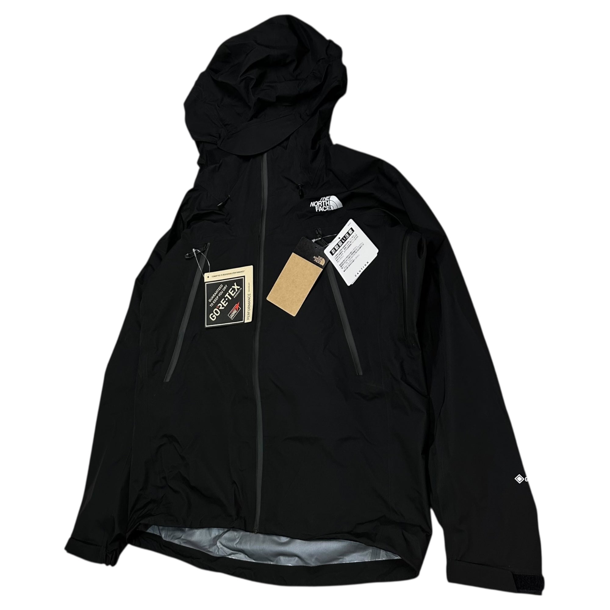 THE NORTH FACE(ノースフェイス) GORE-TEX CLIMB LIGHT JACKET ゴアテックス クライム ライト ジャケット NP12501 M ブラック シェル マウンテンパーカー アウトドア