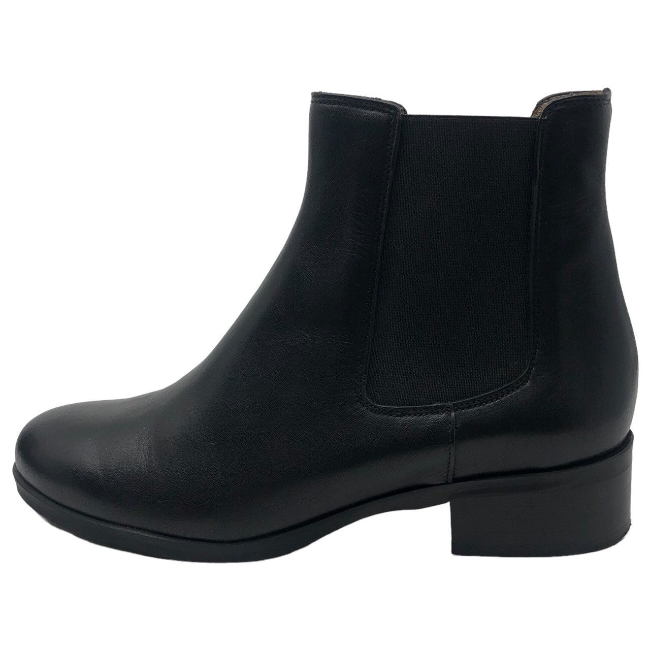 FABIO RUSCONI(ファビオルスコーニ) 23AW side gore short boots サイドゴア ショート ブーツ チェルシー I-1118-CORTINA 38(24.0cm) ブラック 箱付