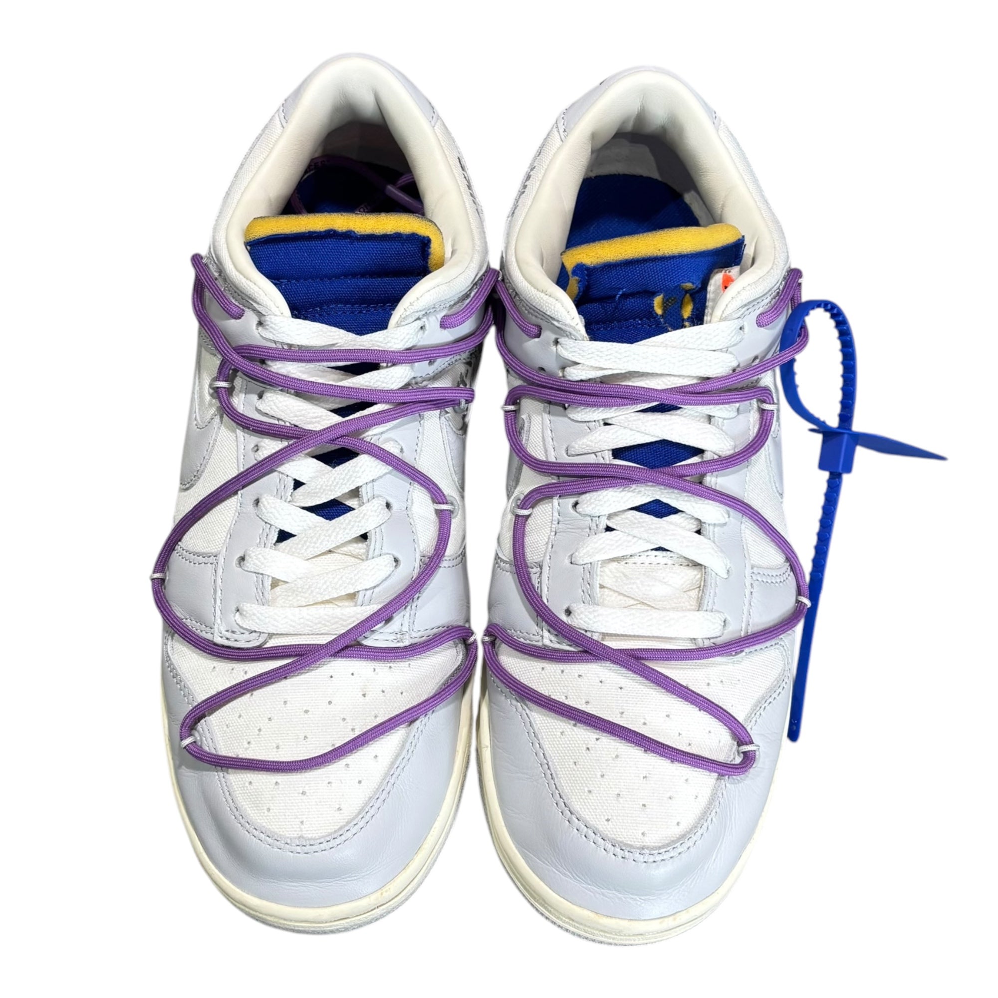 NIKE×Off-White(ナイキ×オフホワイト) Dunk Low 1 OF 50 "48" ダンク ロー DM1602-107 29.5cm グレー×ホワイト スニーカー