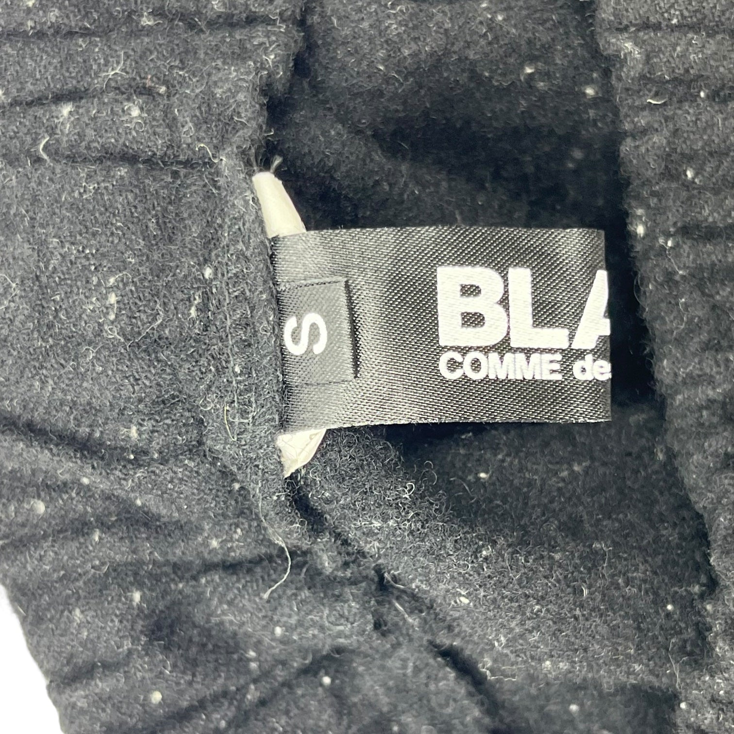 BLACK COMME des GARCONS(ブラックコムデギャルソン) 20AW wool sarouel pants ウール サルエル パンツ 1F-P008 S ブラック AD2020