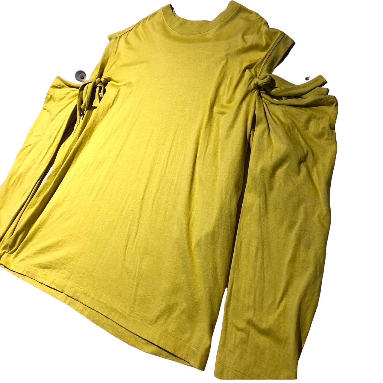 TOGA PULLA(トーガプルラ) シルケットジャージーロングスリーブ TP01-JK250 38(Mサイズ程度) イエロー