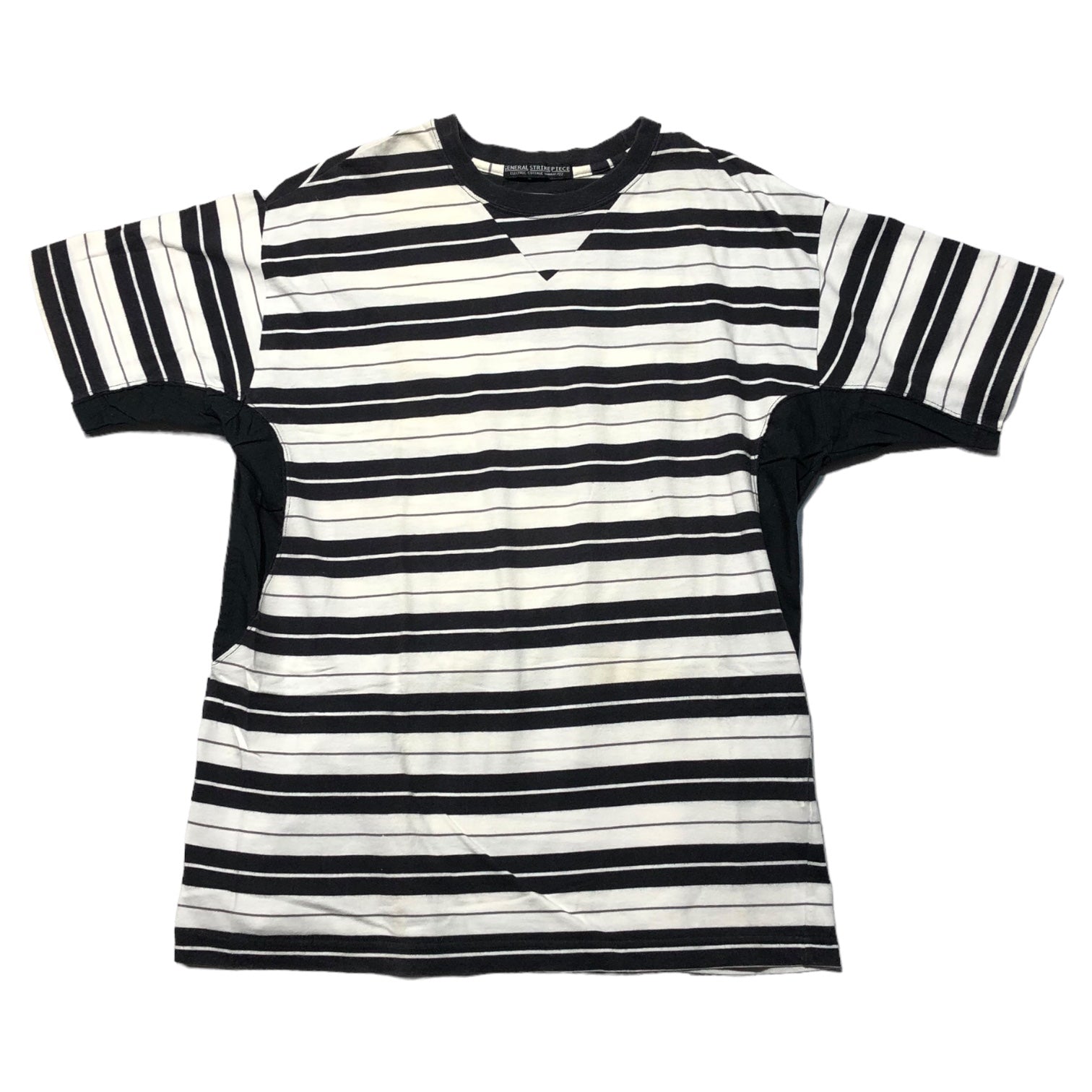 ELECTRIC COTTAGE(エレクトリックコテージ) 00's Switching border TEE 切替 ボーダー Tシャツ EC-SUMMER/02 M ホワイト×ブラック 藤原ヒロシ