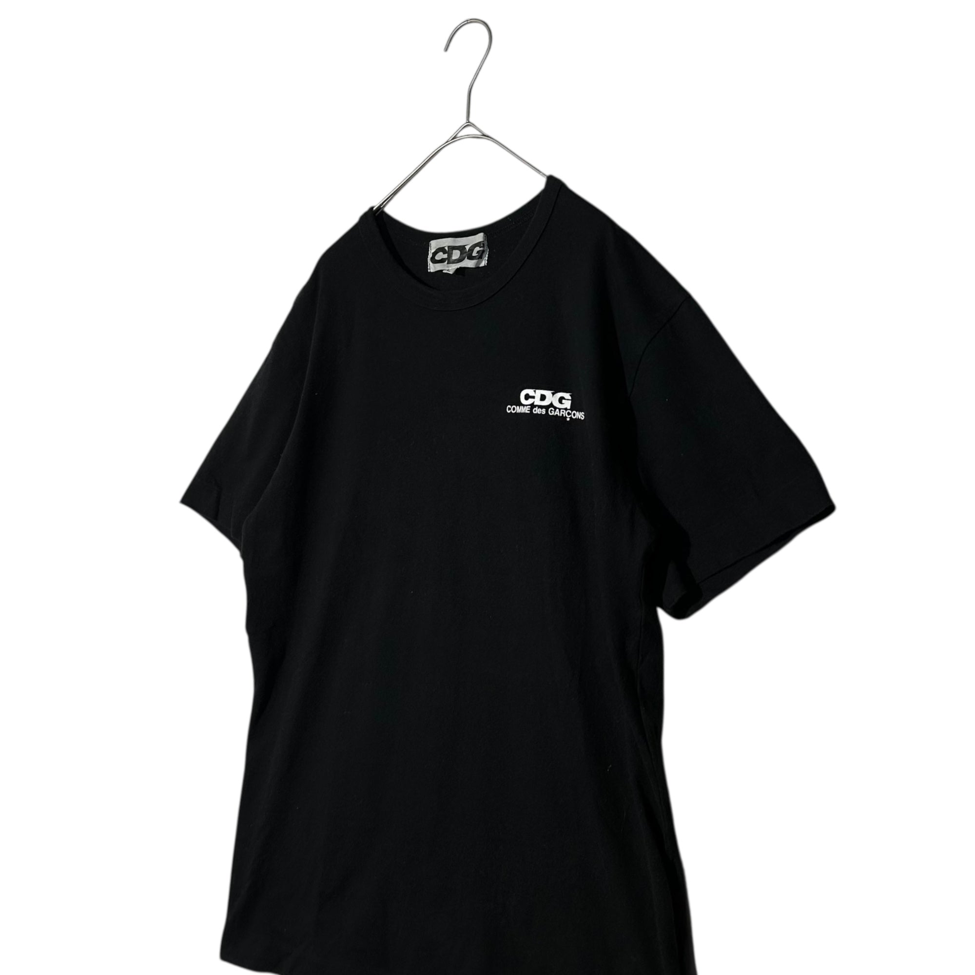 CDG COMME des GARCONS(シーディージーコムデギャルソン) 19AW Logo Crew Neck T-Shirt ロゴ クルーネック Tシャツ SZ-T029 L ブラック AD2019