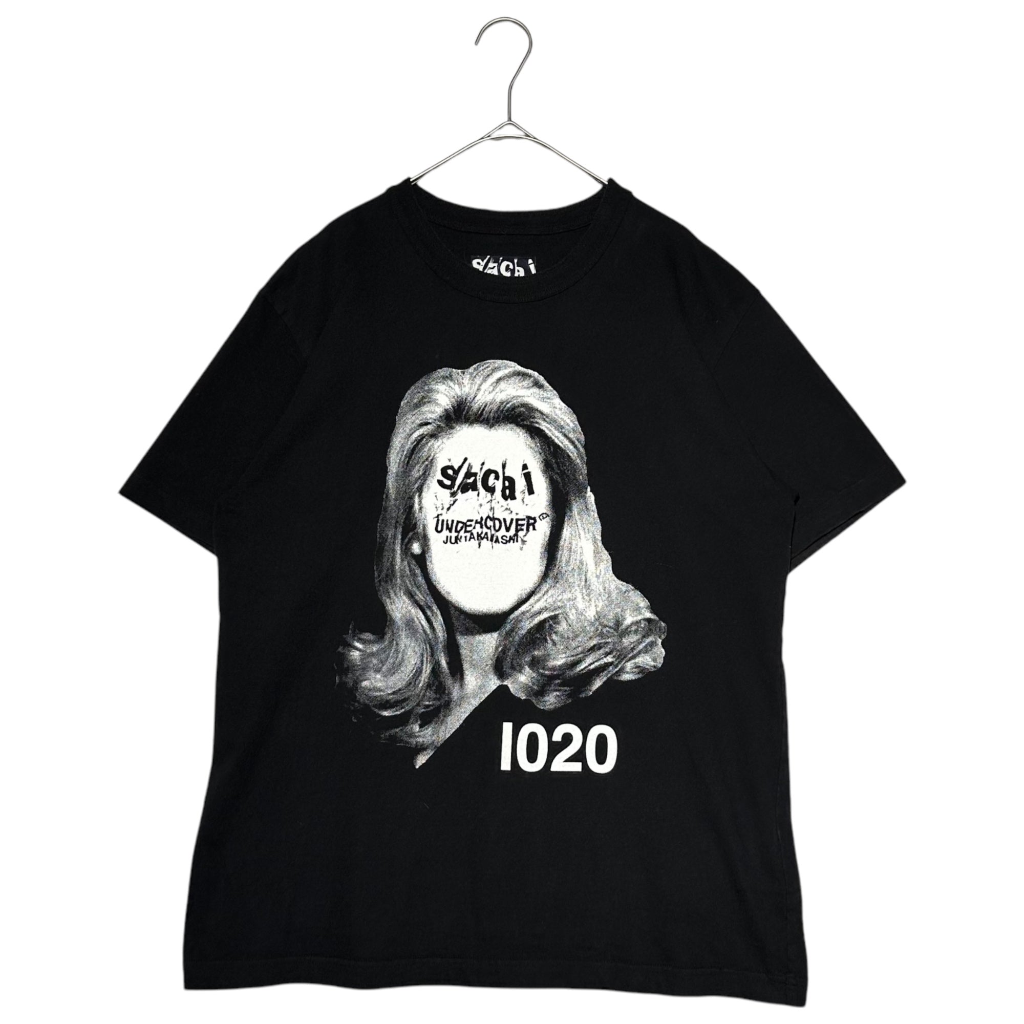 sacai×UNDERCOVER(サカイ×アンダーカバー) 17AW S/S PRINT TEE 半袖 プリント Tシャツ 17-03785 1(S程度) ブラック コラボ
