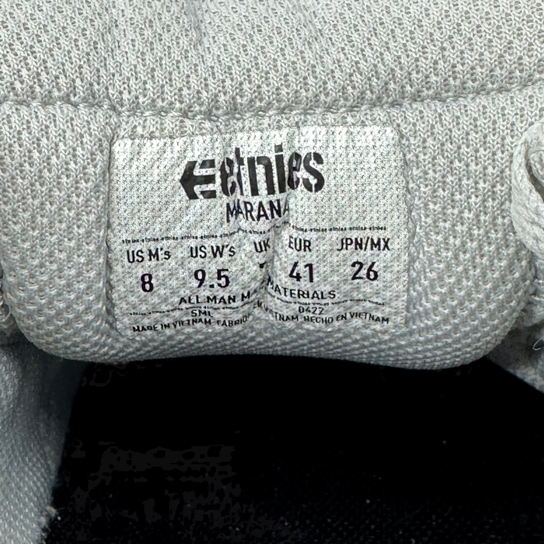 ETNIES(エトニーズ) 10 Anniversary MARANA 10周年記念 マラナ スケートボード シューズ 26cm シルバー スニーカー