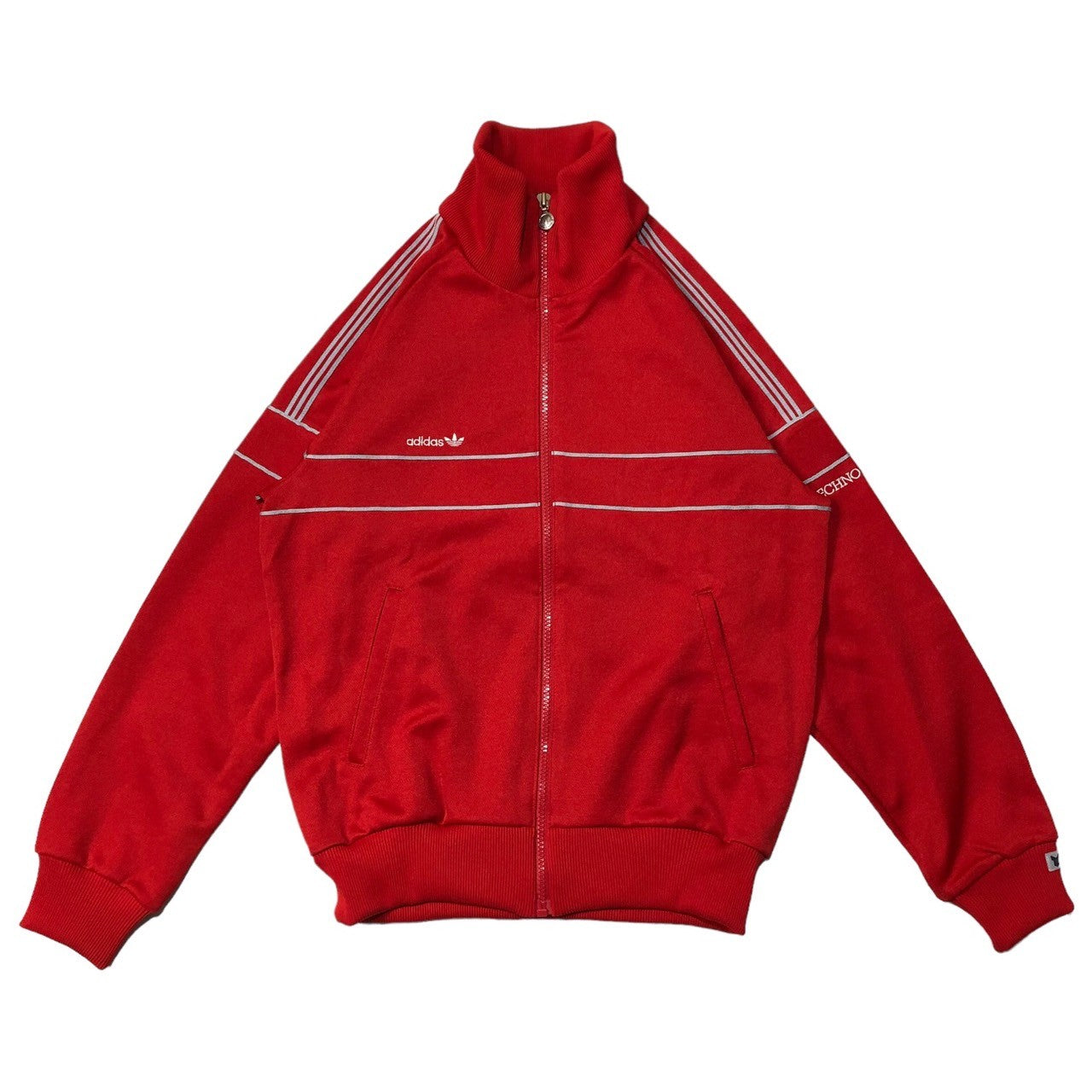 adidas(アディダス) 70's ~ 80's W.GERMANY track jacket 西ドイツ製 トラックジャケット TAD-7T  90-4(M程度) レッド 70年代～80年代 デサント製 BOI-FIX