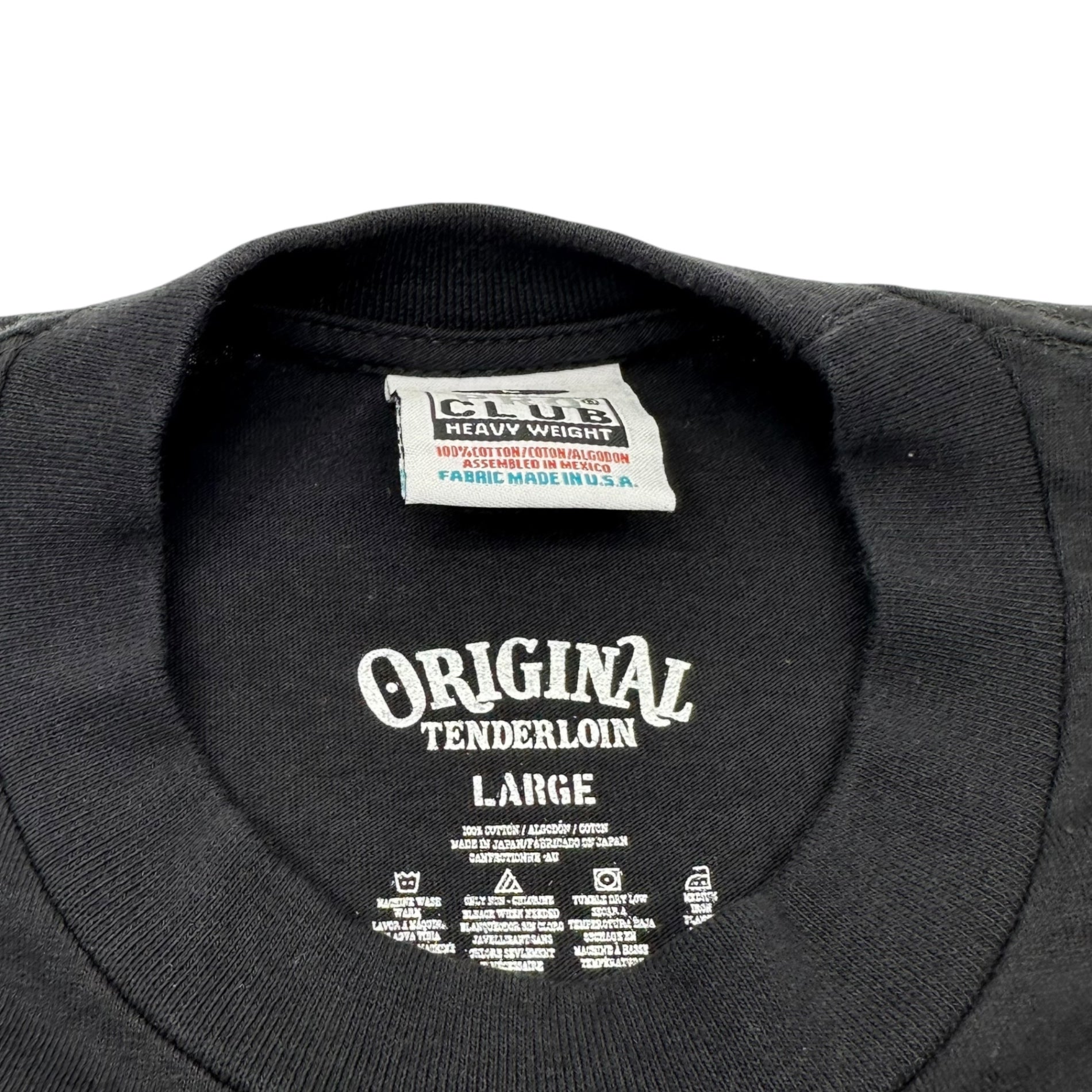 TENDERLOIN(テンダーロイン) ON TEE オールドニック ボルネオスカル Tシャツ L ブラック×レッド PRO CLUB