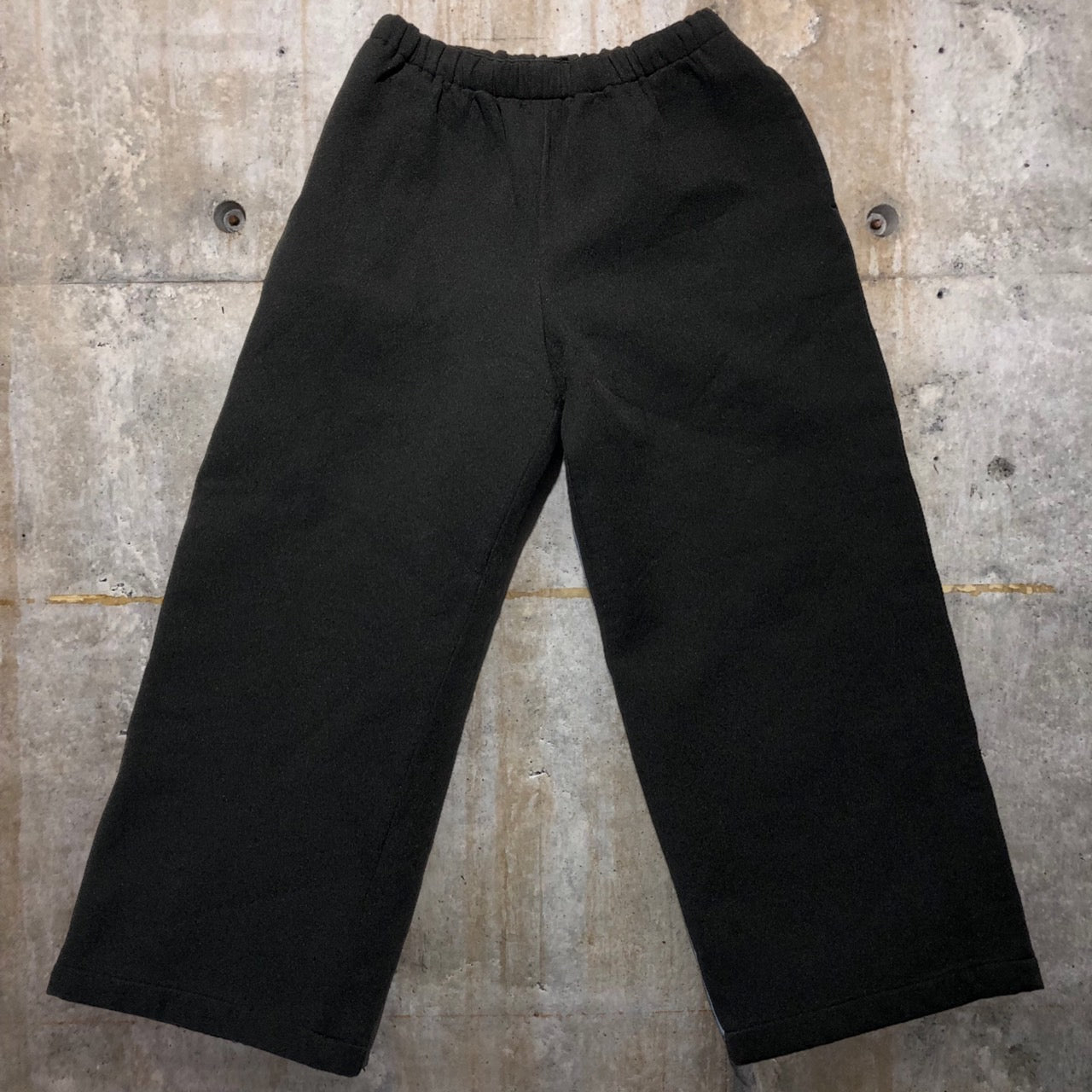 robe de chambre COMME des GARCONS(ローブドシャンブルコムデギャルソン) 04AWポリ縮絨ワイドパンツ RN-P001 表記なし(メンズMサイズ程度) ブラック AD2004