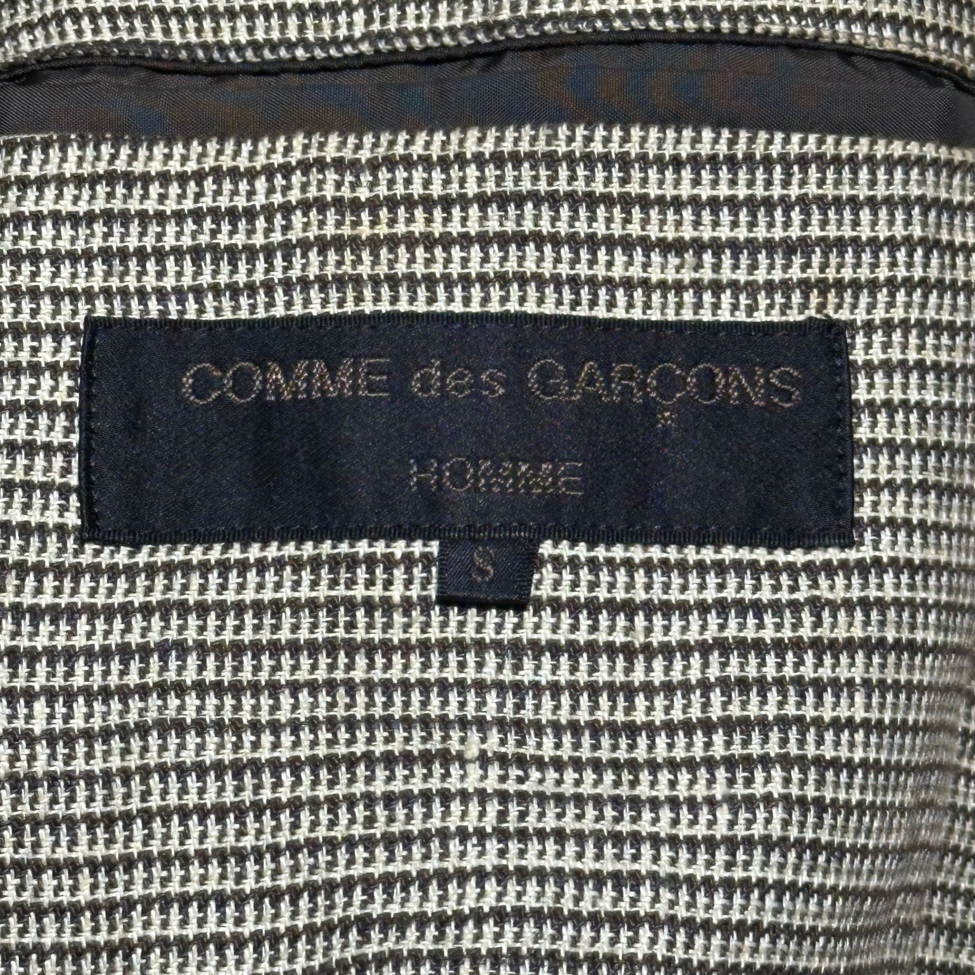 COMME des GARCONS HOMME(コムデギャルソンオム) 80's Linen 2B Tailored Jacket 本人期 リネン 2B テーラード ジャケット HJ-11049 S ベージュ 80年代 アーカイブ