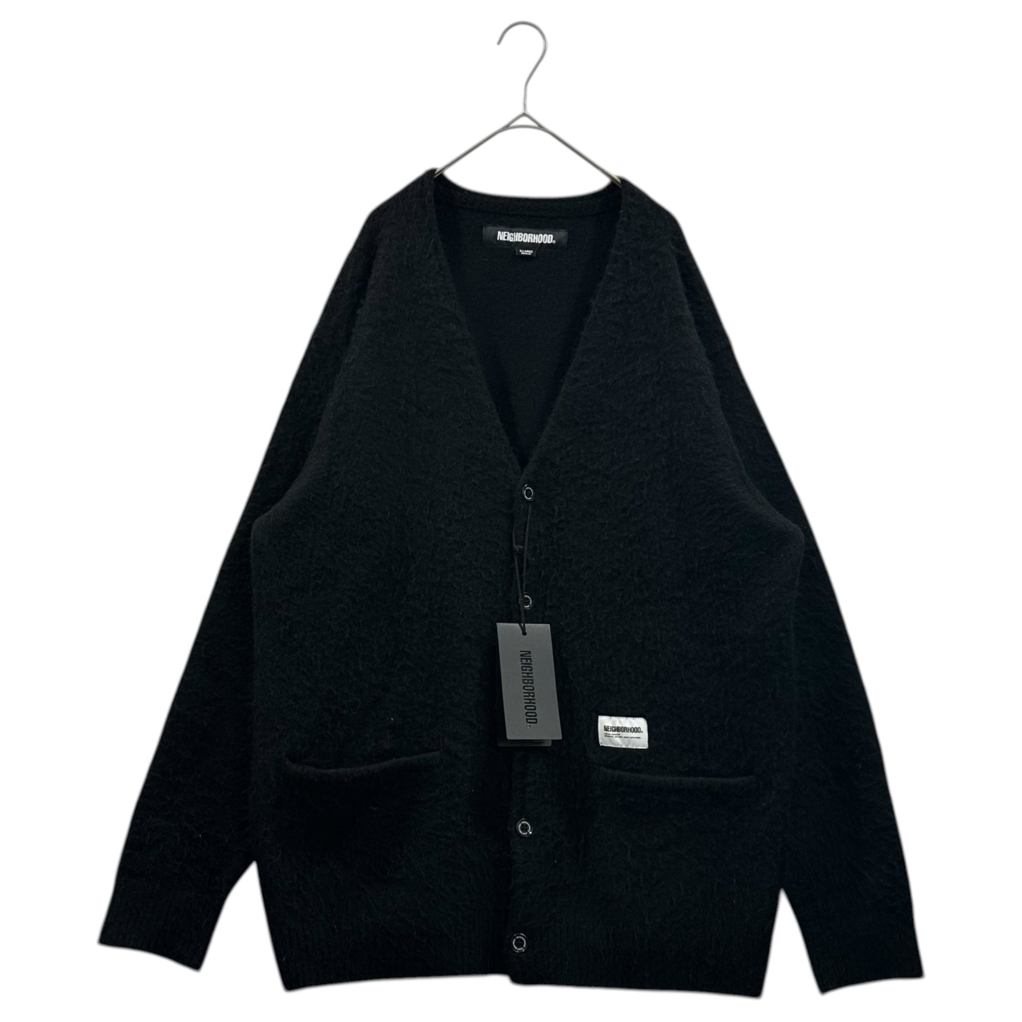 NEIGHBORHOOD(ネイバーフッド) 25AW MOHAIR CARDIGAN モヘア カーディガン 25213NH-KNM01 XL ブラック ニット