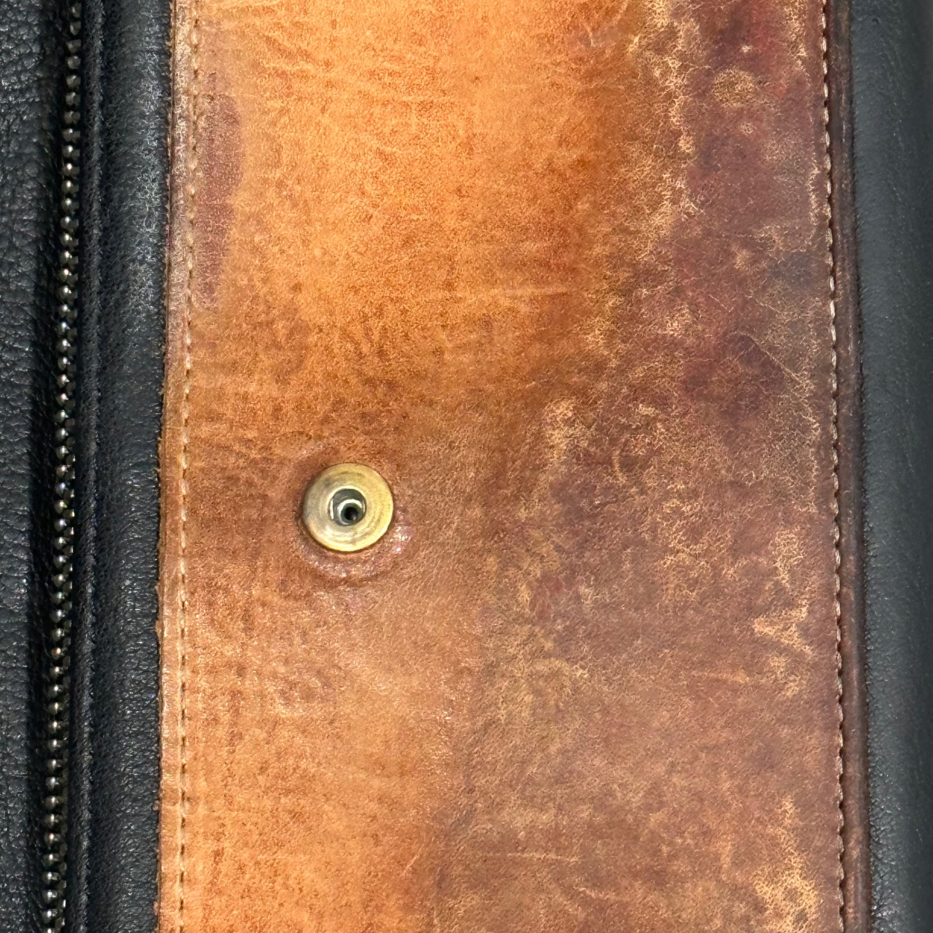 Maison Martin Margiela(メゾン マルタンマルジェラ) Two-Tone Long Wallet バイカラー ロング ウォレット ブラック×ブラウン 長財布