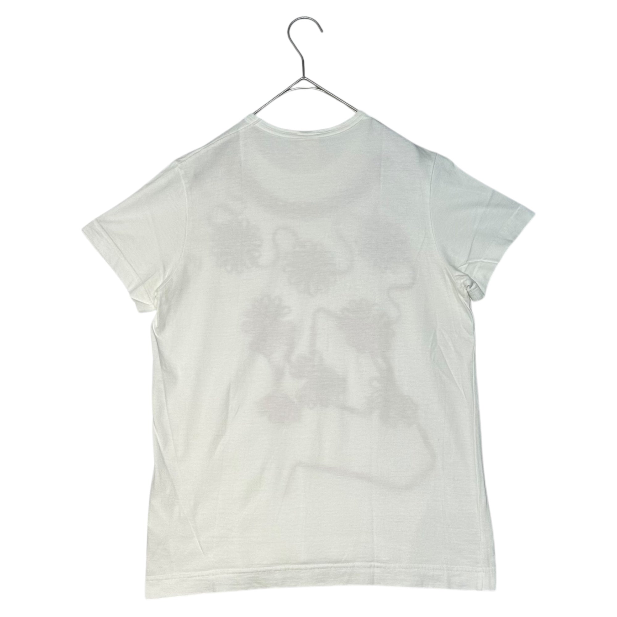 TAO COMME des GARCONS(タオコムデギャルソン) 08AW Flower Ribbon Print Crew Neck T-Shirt フラワーリボン プリント クルーネック Tシャツ 3B-T051 M ホワイト×レッド AD2008