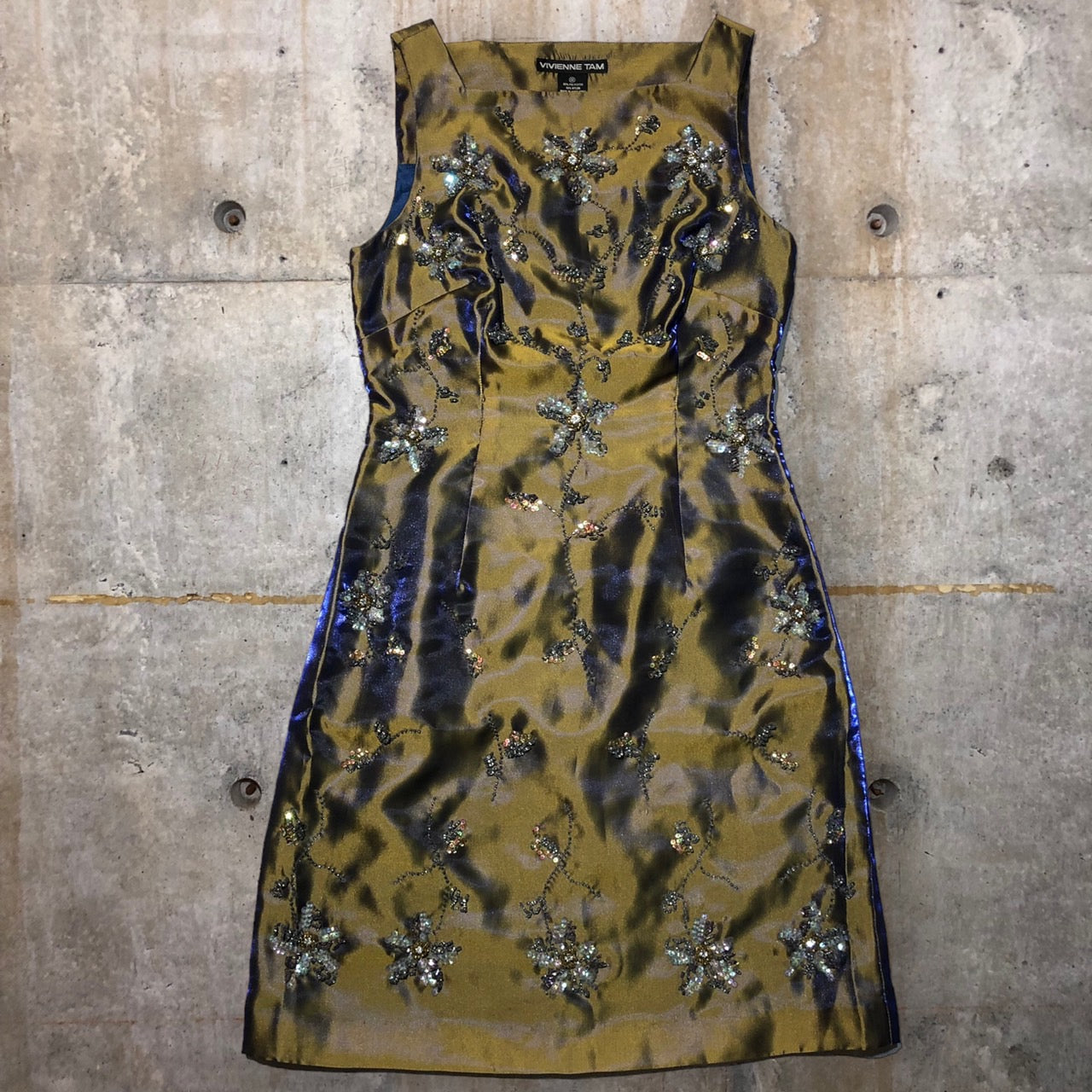 VIVIENNE TAM(ヴィヴィアンタム) アンサンブルビジューワンピース/シャツ 0(Sサイズ程度) パープル